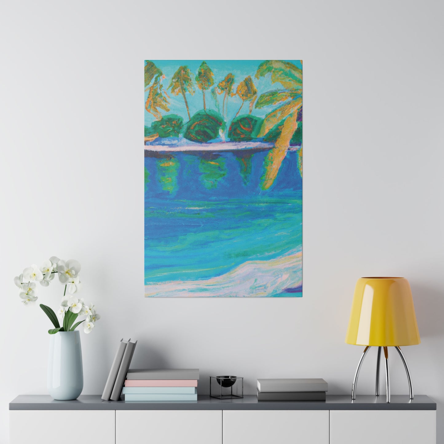 8975V - Bahamas Ocean Painting Print | Bahamas | Ocean | Beach | Poster | Home Decor | Wall Art | Canvas