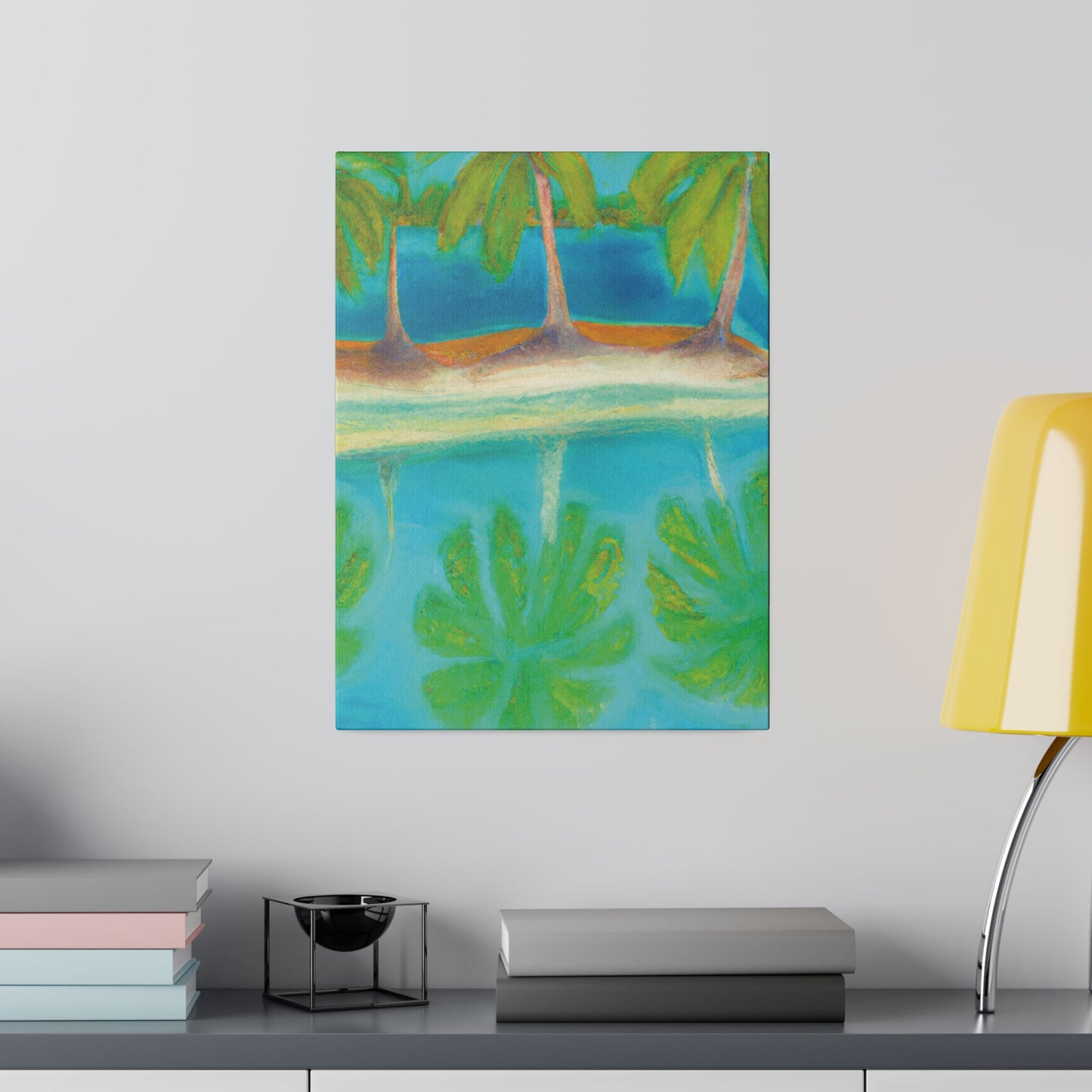 3294K - Bahamas Ocean Painting Print | Bahamas | Ocean | Beach | Poster | Home Decor | Wall Art | Canvas