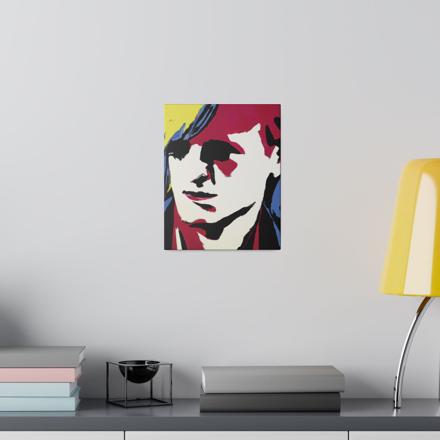 8246E - Rockstar Painting Print | Face | Abstract | Poster | Home Decor | Wall Art | Music Art | Canvas