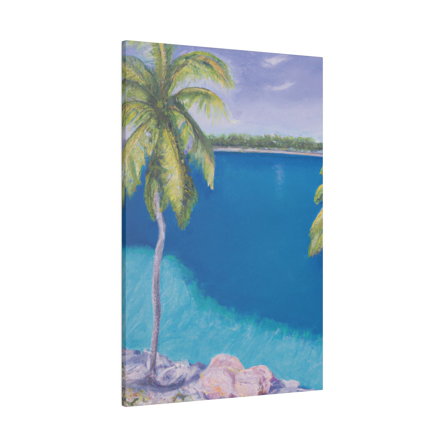 8739X - Bahamas Ocean Painting Print | Bahamas | Ocean | Beach | Poster | Home Decor | Wall Art | Canvas