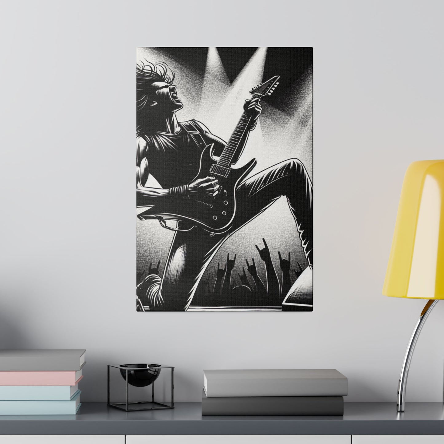 5362J - music art work, rockstar gifts, musician gift ideas, guitar art work, guitar artwork, guitar wall art canvas, playing guitar, decor