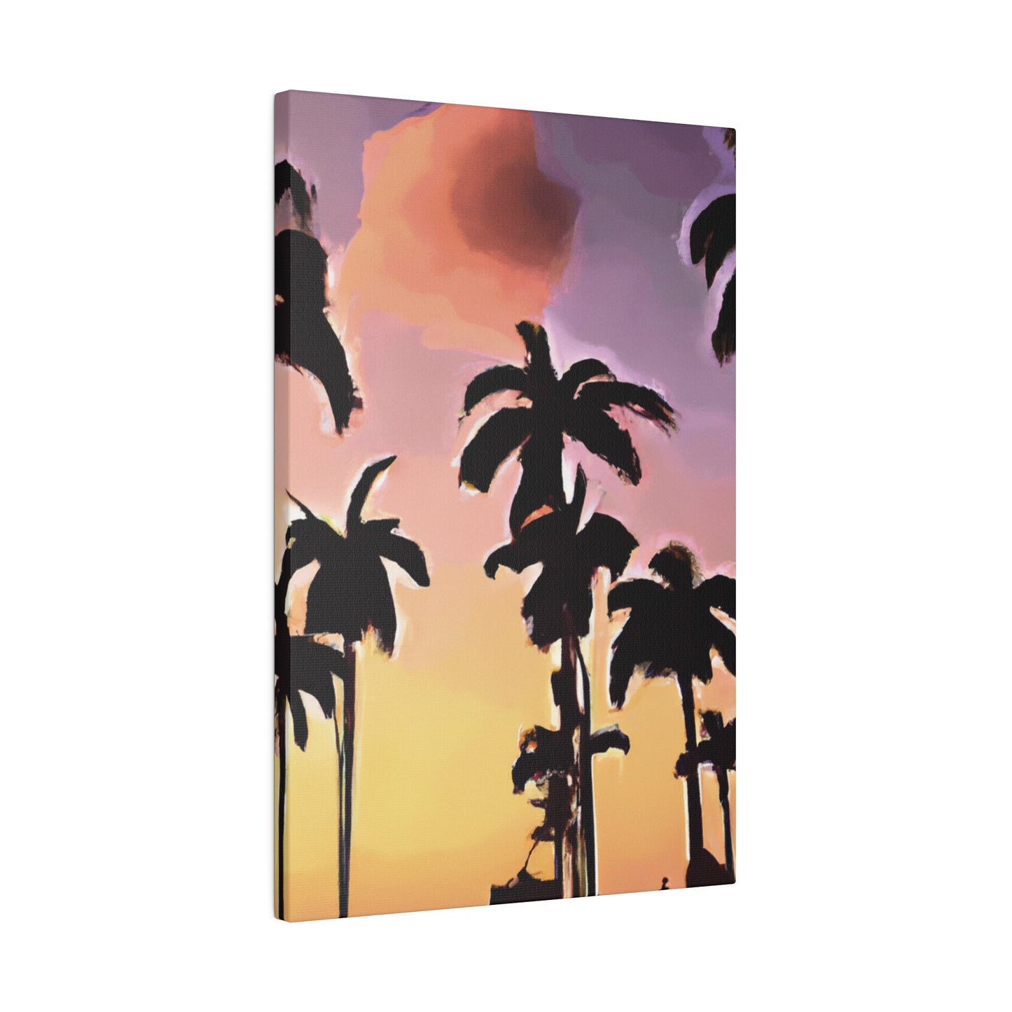 7792Z - Miami Beach Sunset Painting Print | Miami | Beach | Sunset | Poster | Home Decor | Wall Art | Canvas