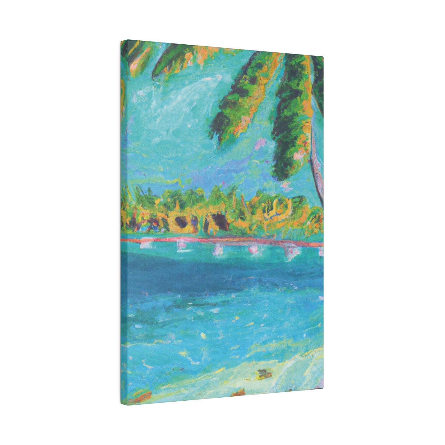 4831J - Bahamas Ocean Painting Print | Bahamas | Ocean | Beach | Poster | Home Decor | Wall Art | Canvas