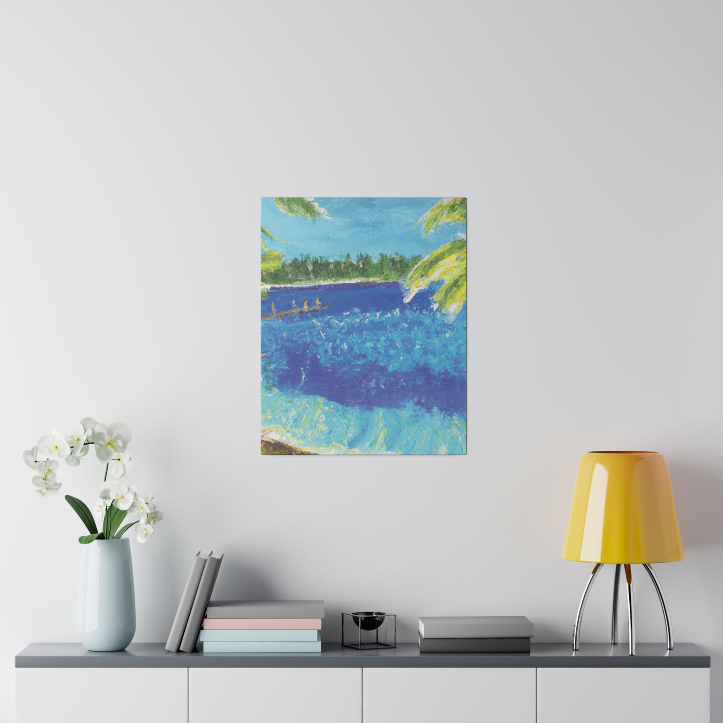 9673H - Bahamas Ocean Painting Print | Bahamas | Ocean | Beach | Poster | Home Decor | Wall Art | Canvas