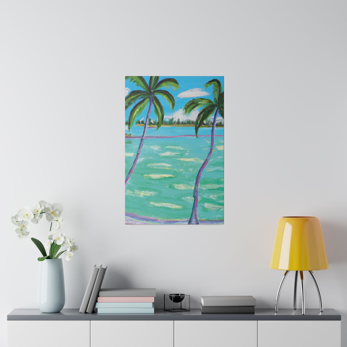 4451X - Bahamas Ocean Painting Print | Bahamas | Ocean | Beach | Poster | Home Decor | Wall Art | Canvas