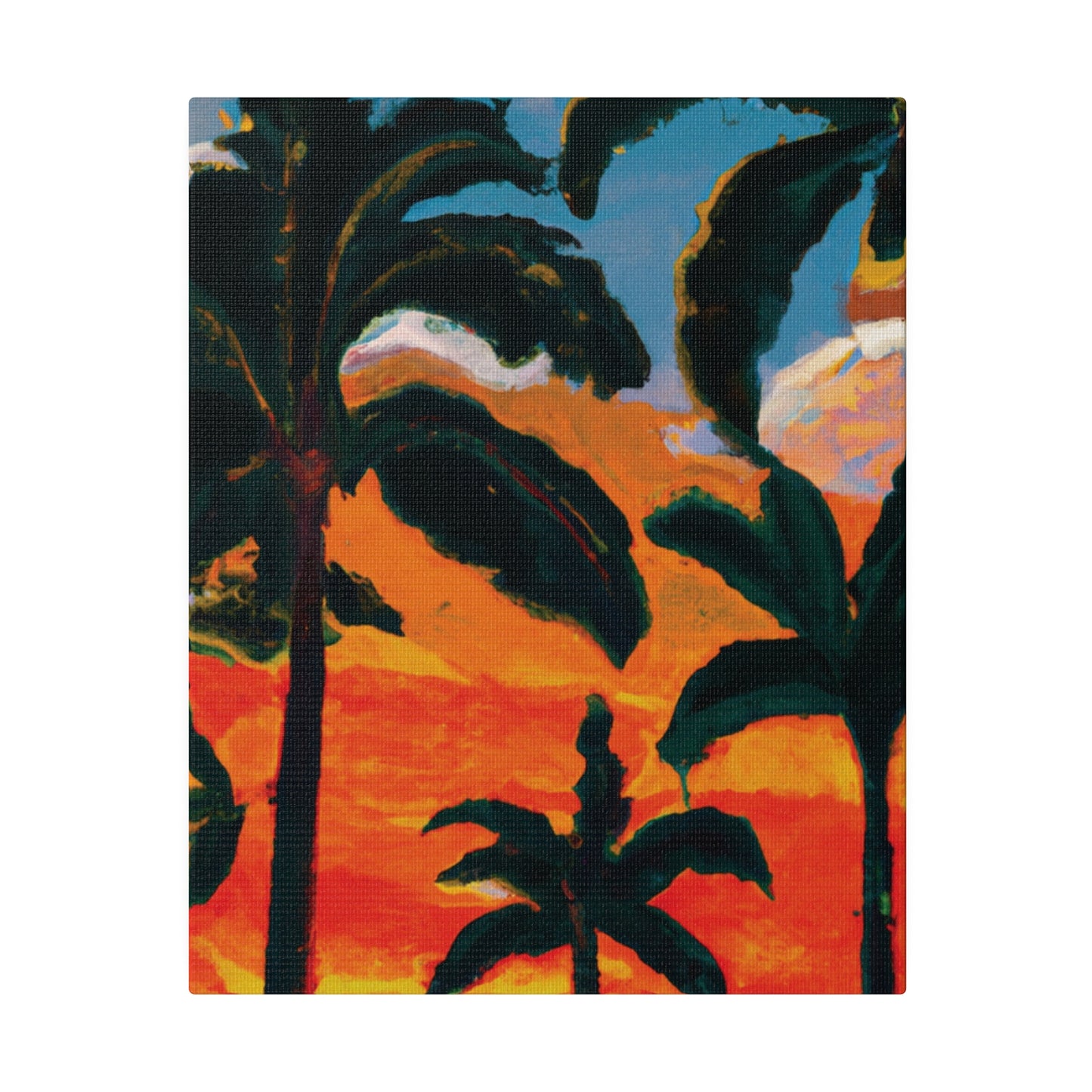 3782G - Miami Beach Sunset Painting Print | Miami | Beach | Sunset | Poster | Home Decor | Wall Art | Canvas