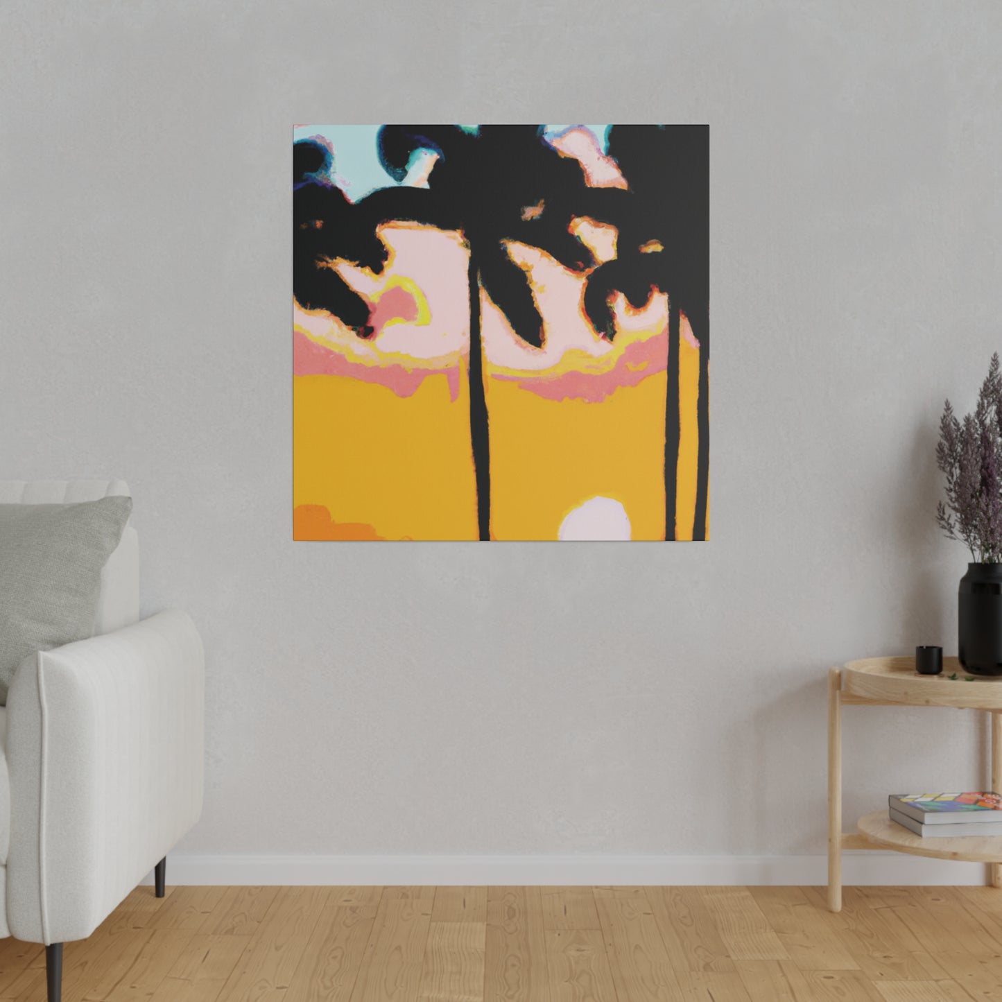 8495E - Miami Beach Sunset Painting Print | Miami | Beach | Sunset | Poster | Home Decor | Wall Art | Canvas