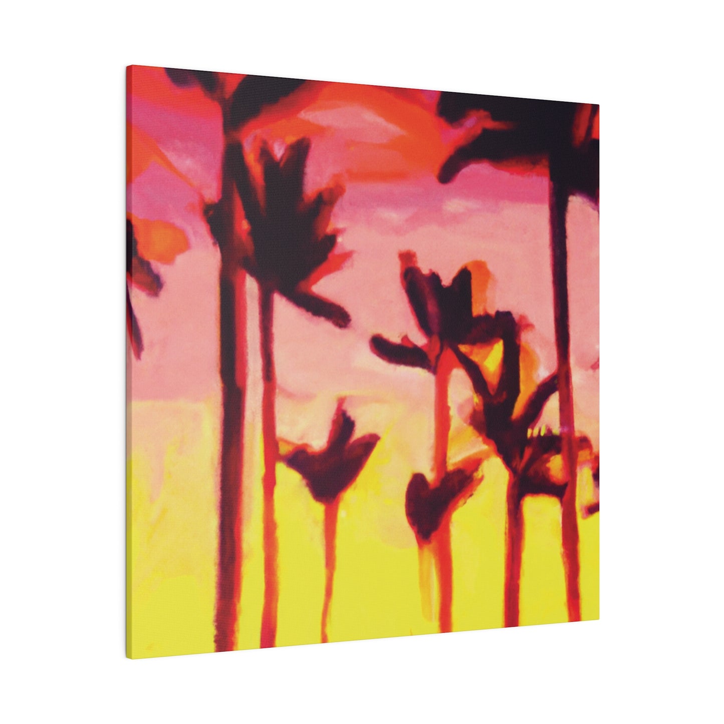 2249A - Miami Beach Sunset Painting Print | Miami | Beach | Sunset | Poster | Home Decor | Wall Art | Canvas