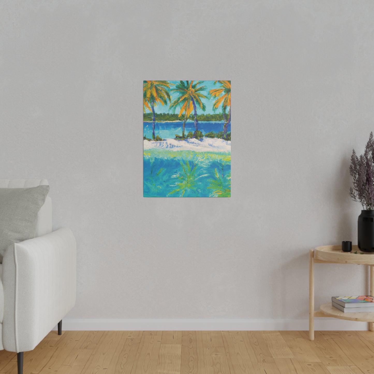 2367X - Bahamas Ocean Painting Print | Bahamas | Ocean | Beach | Poster | Home Decor | Wall Art | Canvas