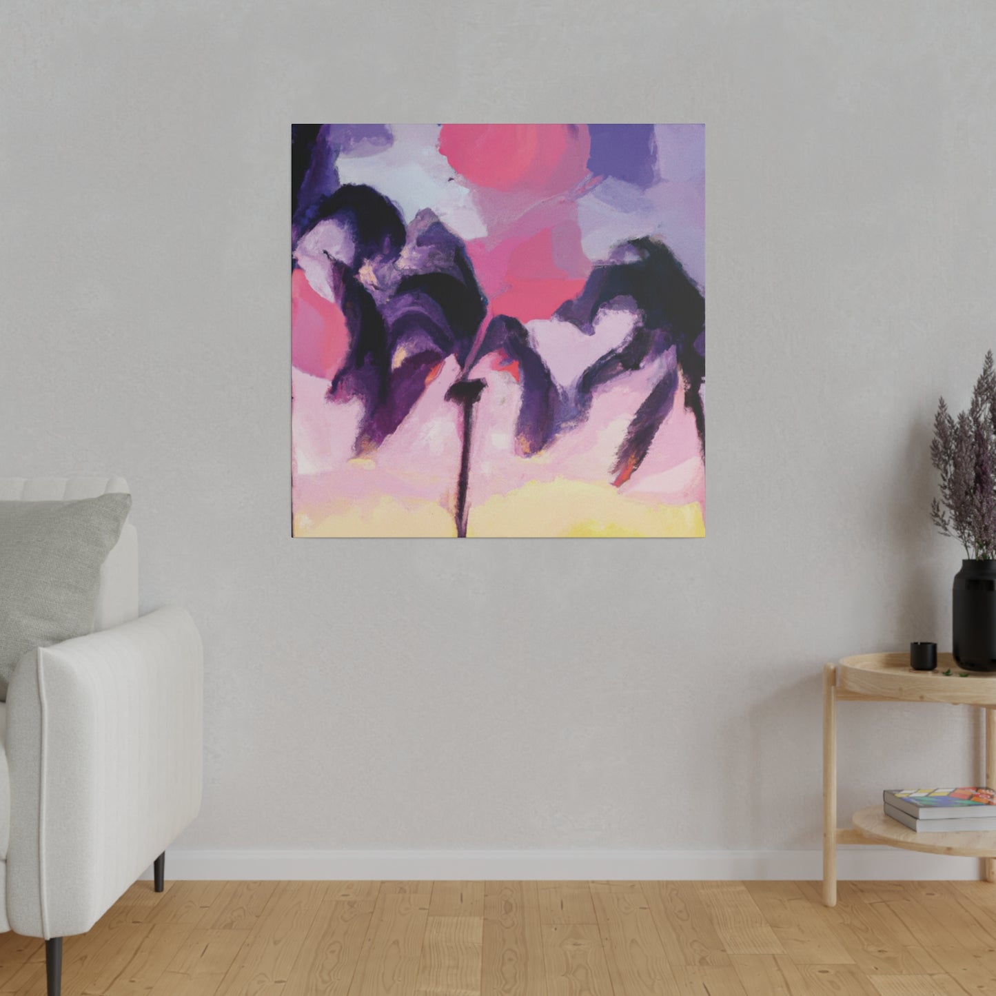 8189L - Miami Beach Sunset Painting Print | Miami | Beach | Sunset | Poster | Home Decor | Wall Art | Canvas