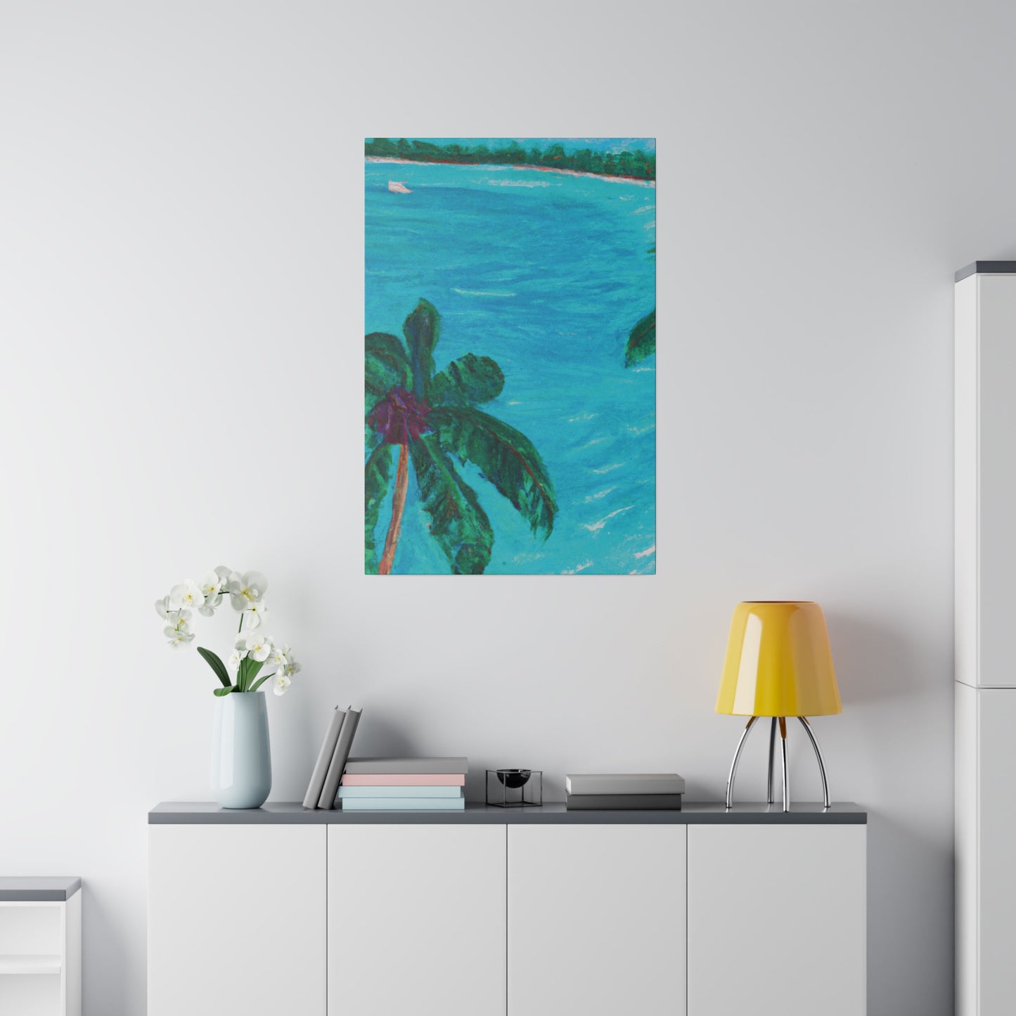 8319W - Bahamas Ocean Painting Print | Bahamas | Ocean | Beach | Poster | Home Decor | Wall Art | Canvas