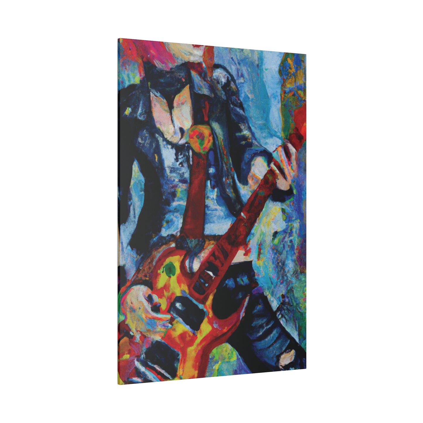 7105A - Rockstar Oil Painting Style Print | Poster | Home Decor | Wall Art | Music Art | Canvas