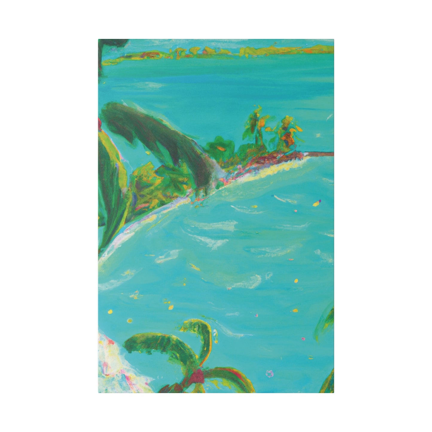 1935K - Bahamas Ocean Painting Print | Bahamas | Ocean | Beach | Poster | Home Decor | Wall Art | Canvas