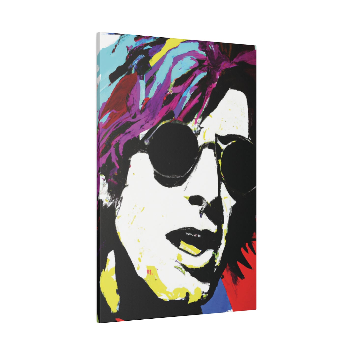 9436F - Rockstar Painting Print | Face | Abstract | Poster | Home Decor | Wall Art | Music Art | Canvas