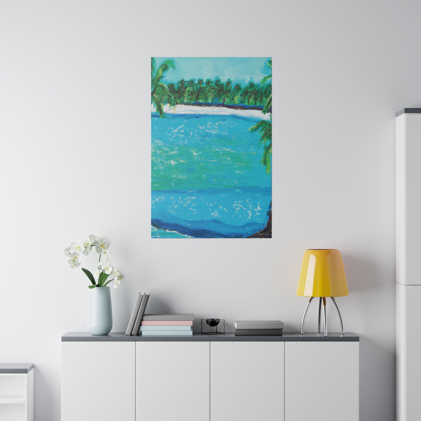 3234T - Bahamas Ocean Painting Print | Bahamas | Ocean | Beach | Poster | Home Decor | Wall Art | Canvas