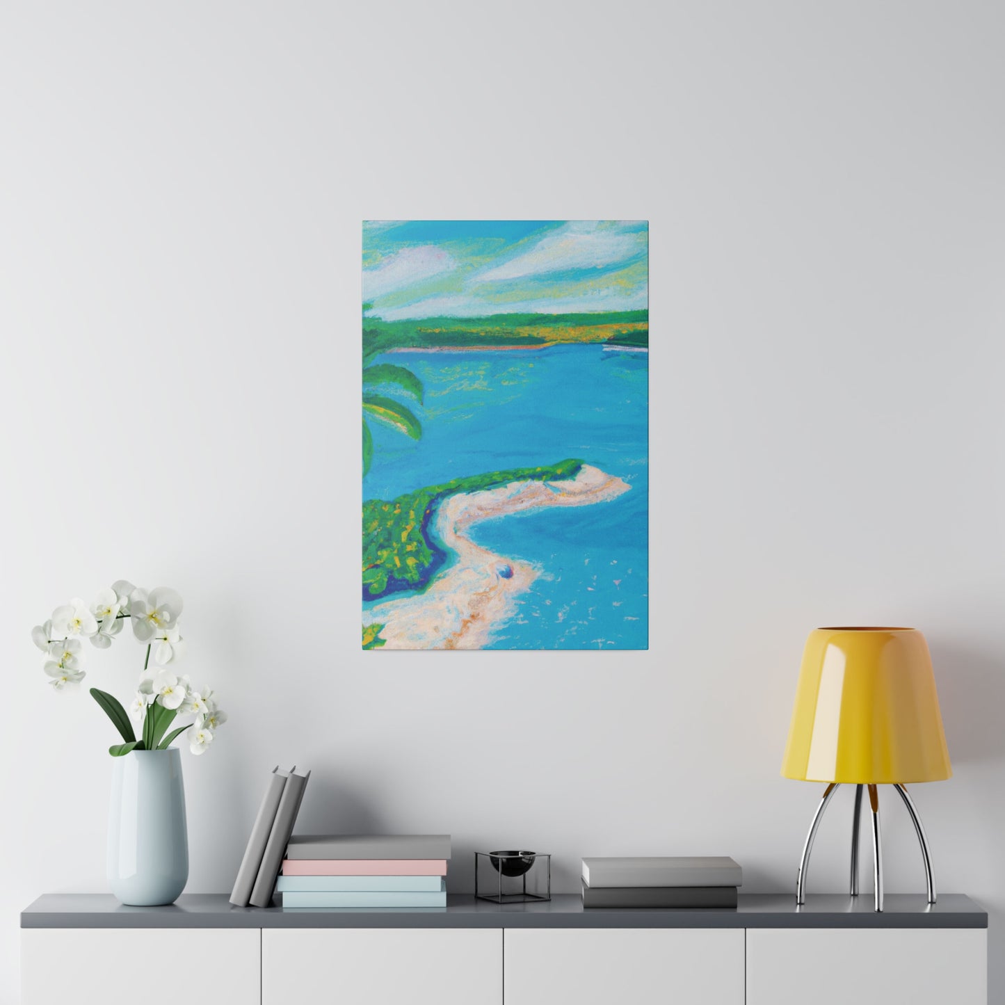 4895I - Bahamas Ocean Painting Print | Bahamas | Ocean | Beach | Poster | Home Decor | Wall Art | Canvas