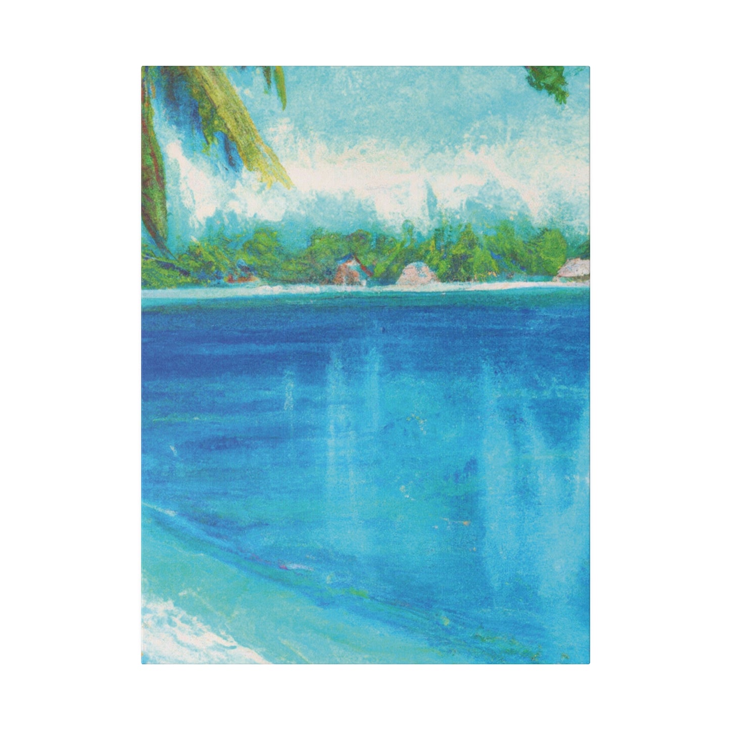 3198N - Bahamas Ocean Painting Print | Bahamas | Ocean | Beach | Poster | Home Decor | Wall Art | Canvas