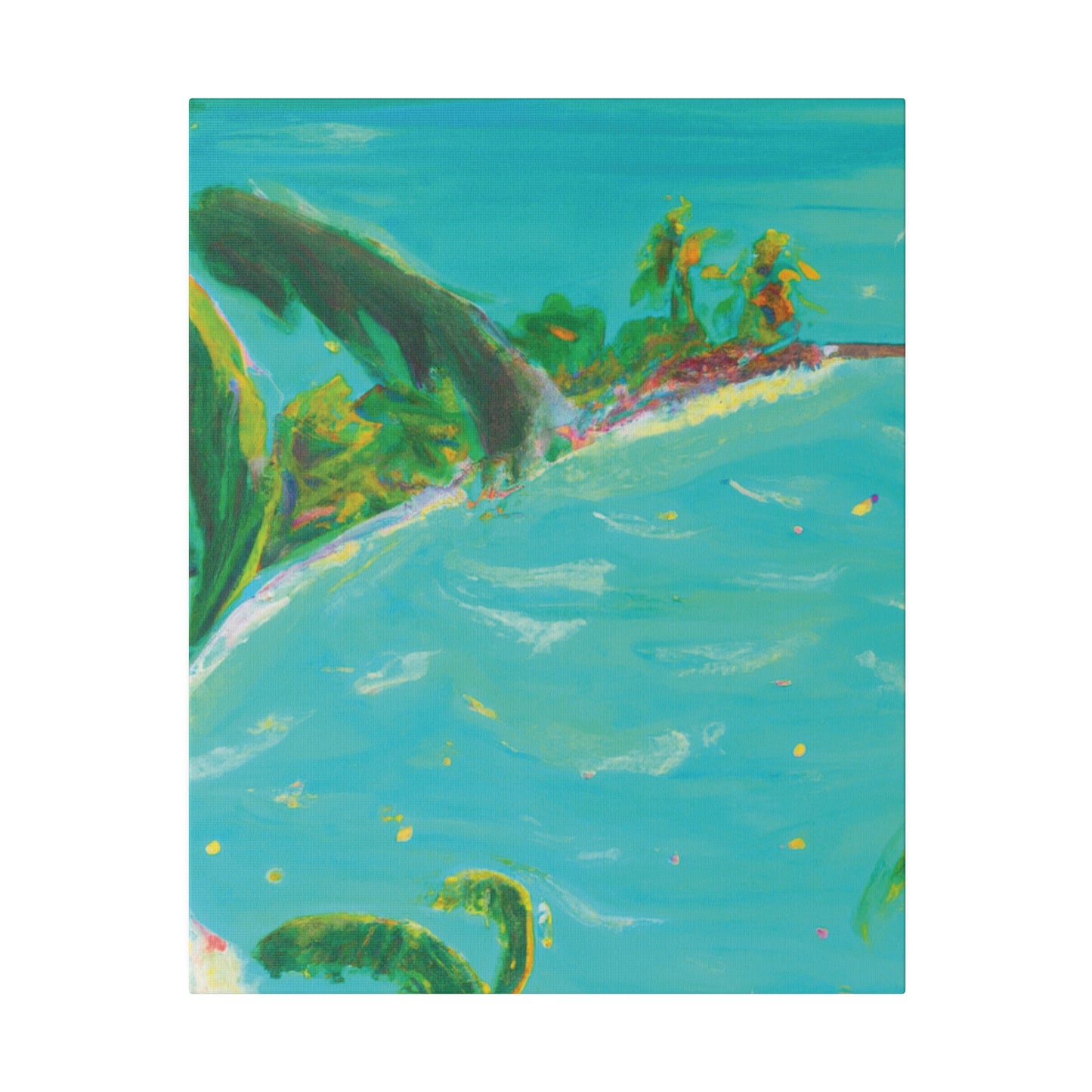 1935K - Bahamas Ocean Painting Print | Bahamas | Ocean | Beach | Poster | Home Decor | Wall Art | Canvas