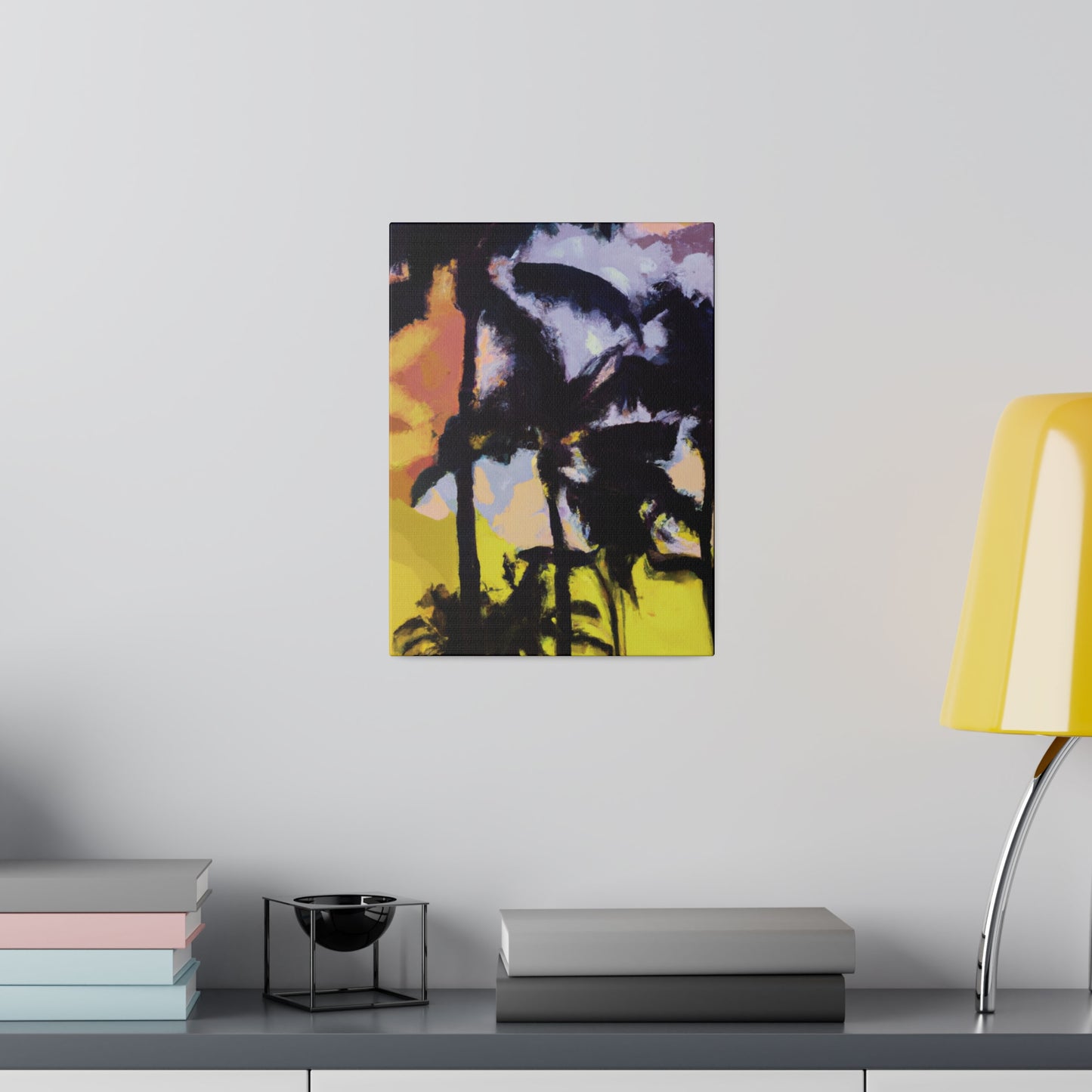 3753W - Miami Beach Sunset Painting Print | Miami | Beach | Sunset | Poster | Home Decor | Wall Art | Canvas