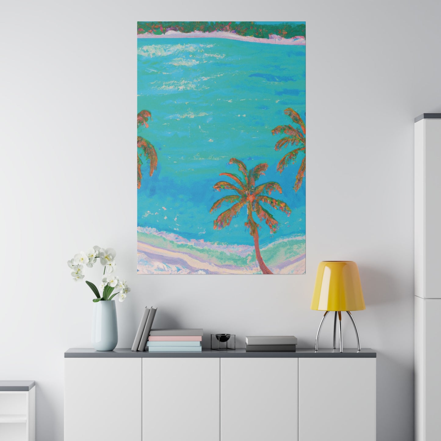 4532X - Bahamas Ocean Painting Print | Bahamas | Ocean | Beach | Poster | Home Decor | Wall Art | Canvas