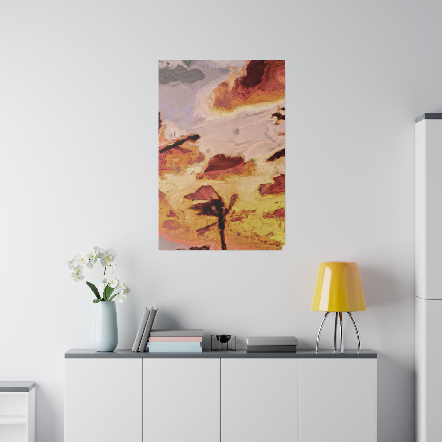 8733P - Miami Beach Sunset Painting Print | Miami | Beach | Sunset | Poster | Home Decor | Wall Art | Canvas