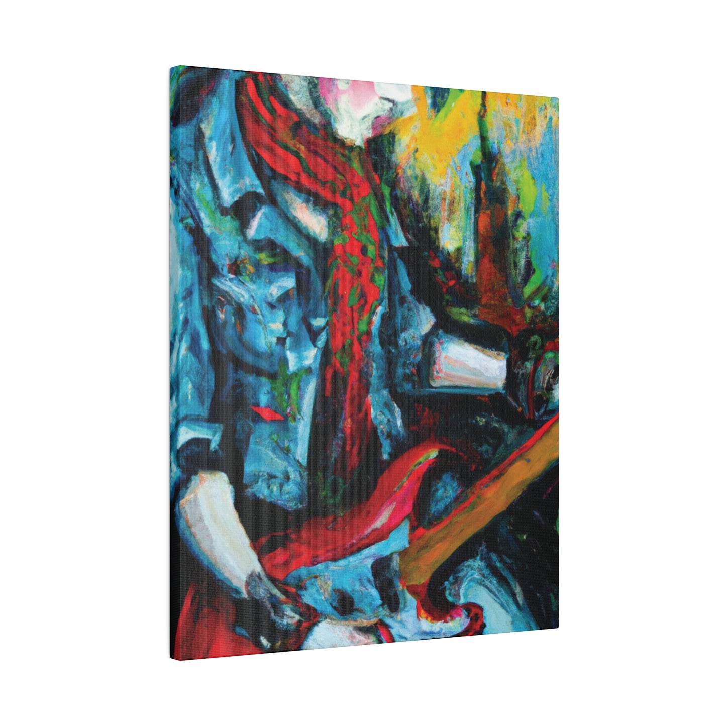 8367D - Rockstar Oil Painting Style Print | Poster | Home Decor | Wall Art | Music Art | Canvas