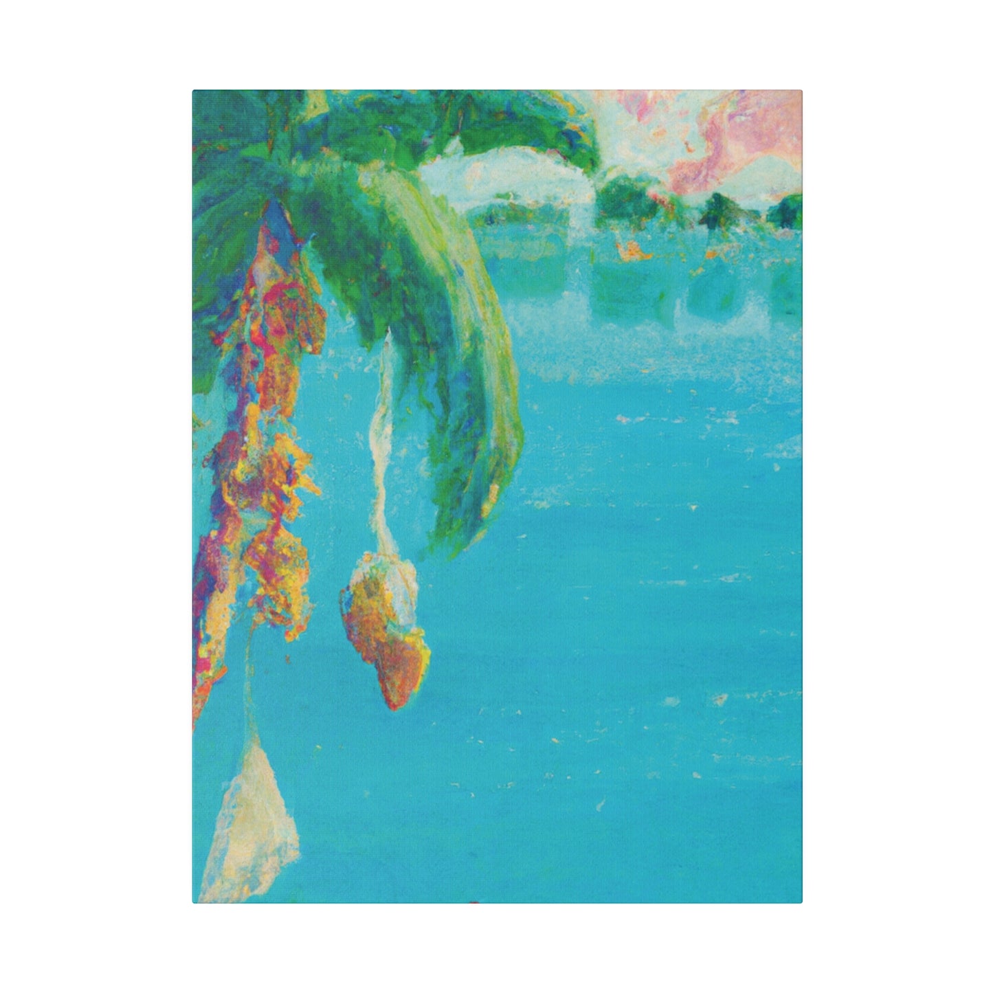 7357A - Bahamas Ocean Painting Print | Bahamas | Ocean | Beach | Poster | Home Decor | Wall Art | Canvas