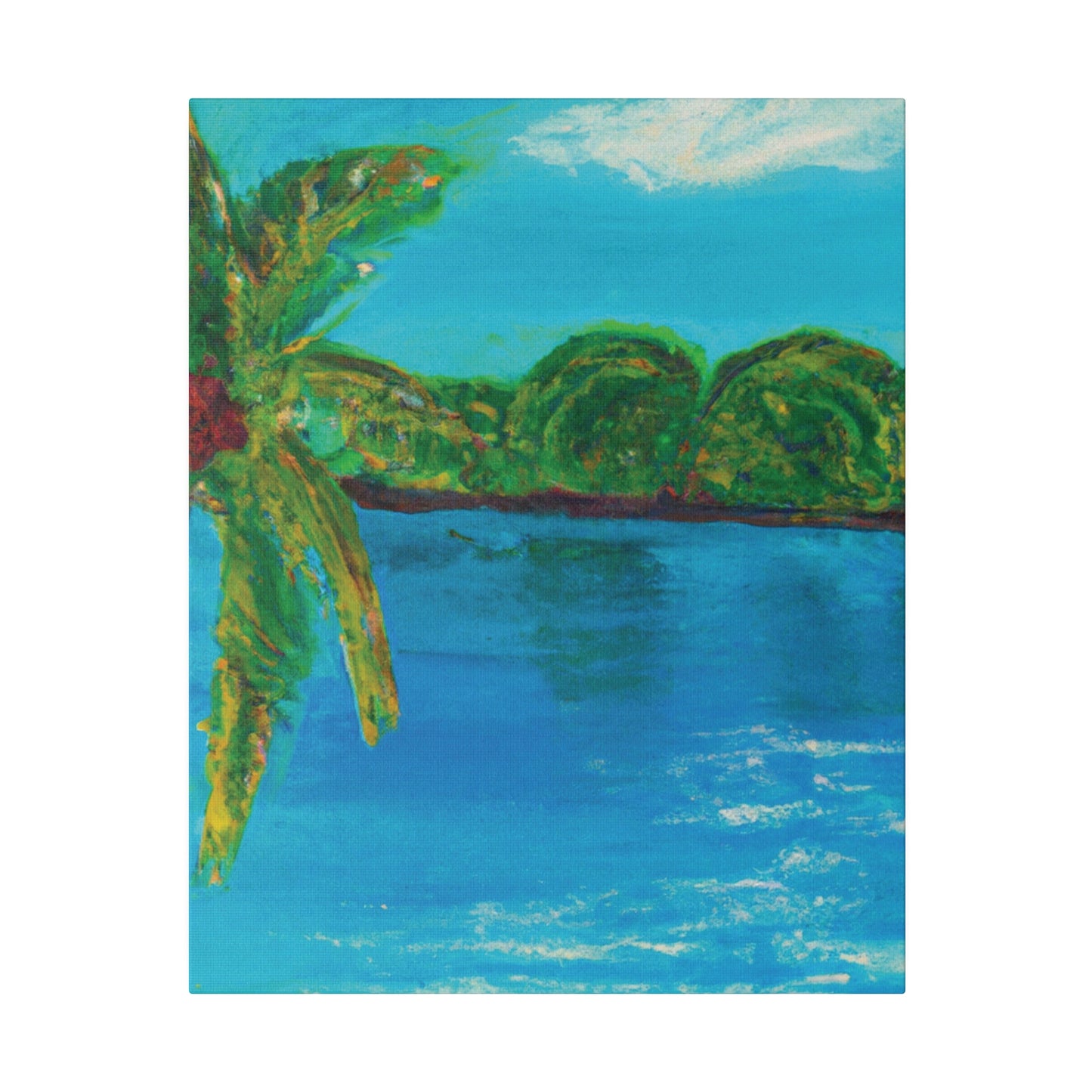 4245A - Bahamas Ocean Painting Print | Bahamas | Ocean | Beach | Poster | Home Decor | Wall Art | Canvas