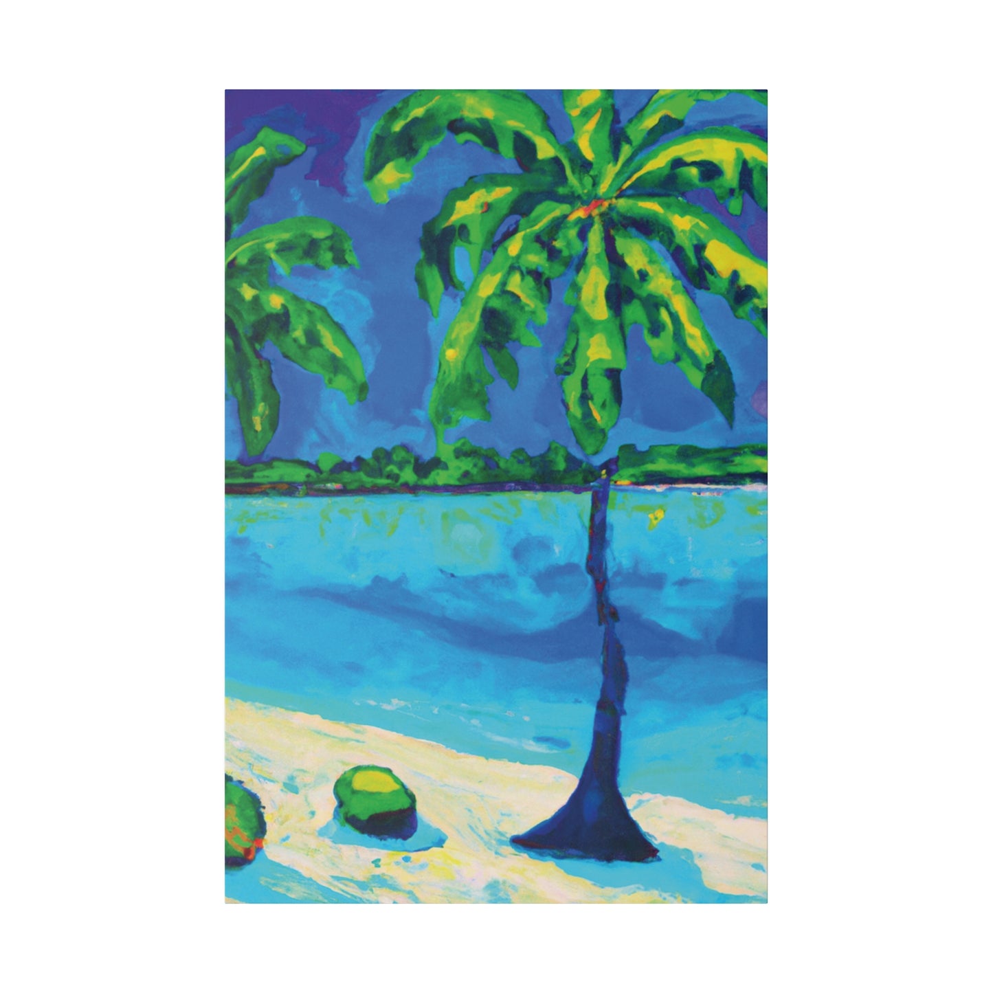 7381V - Bahamas Ocean Painting Print | Bahamas | Ocean | Beach | Poster | Home Decor | Wall Art | Canvas