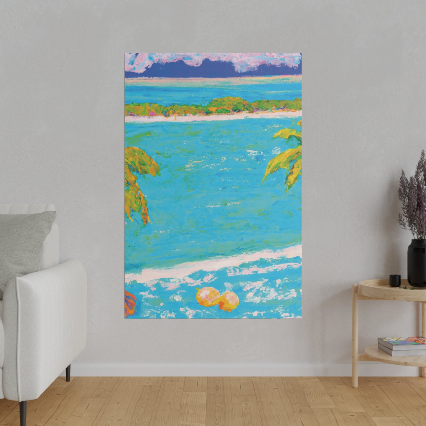 4783Z - Bahamas Ocean Painting Print | Bahamas | Ocean | Beach | Poster | Home Decor | Wall Art | Canvas