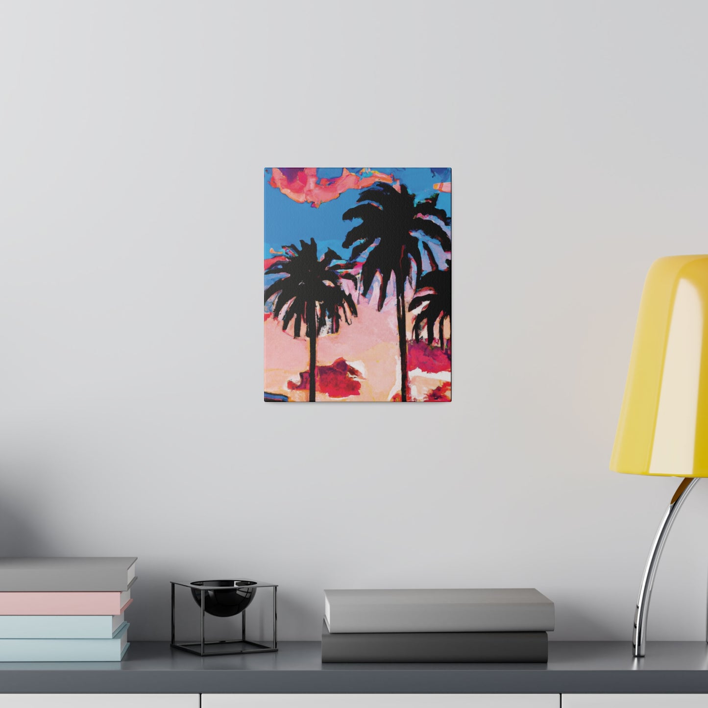 4347Z - Miami Beach Sunset Painting Print | Miami | Beach | Sunset | Poster | Home Decor | Wall Art | Canvas