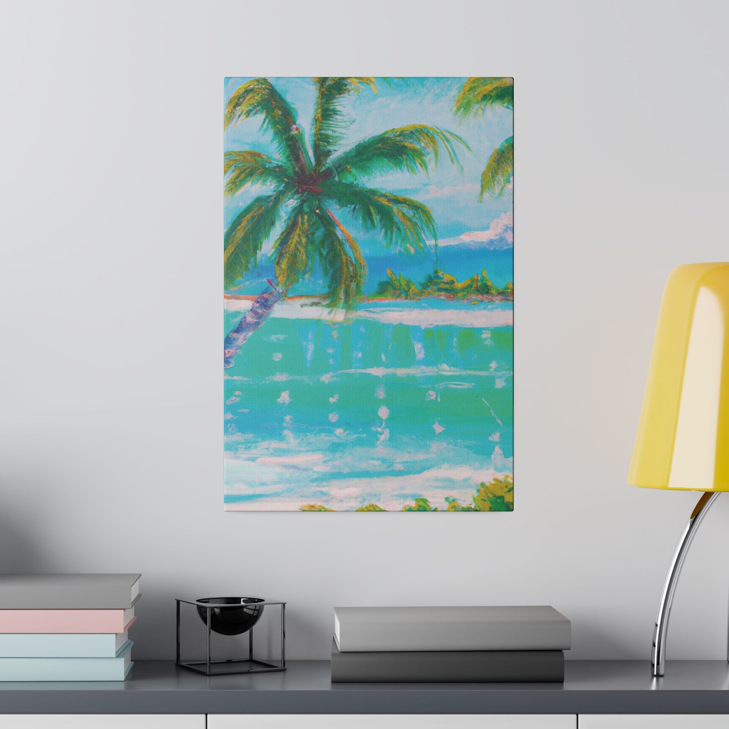 9452K - Bahamas Ocean Painting Print | Bahamas | Ocean | Beach | Poster | Home Decor | Wall Art | Canvas