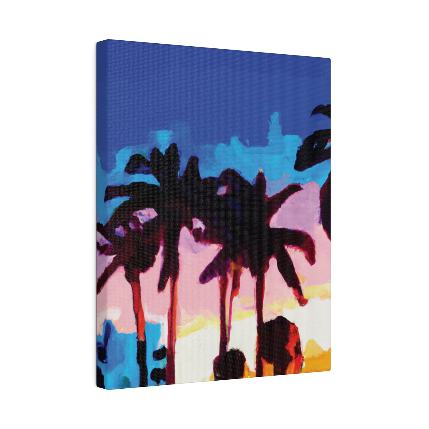 9453C - Miami Beach Sunset Painting Print | Miami | Beach | Sunset | Poster | Home Decor | Wall Art | Canvas