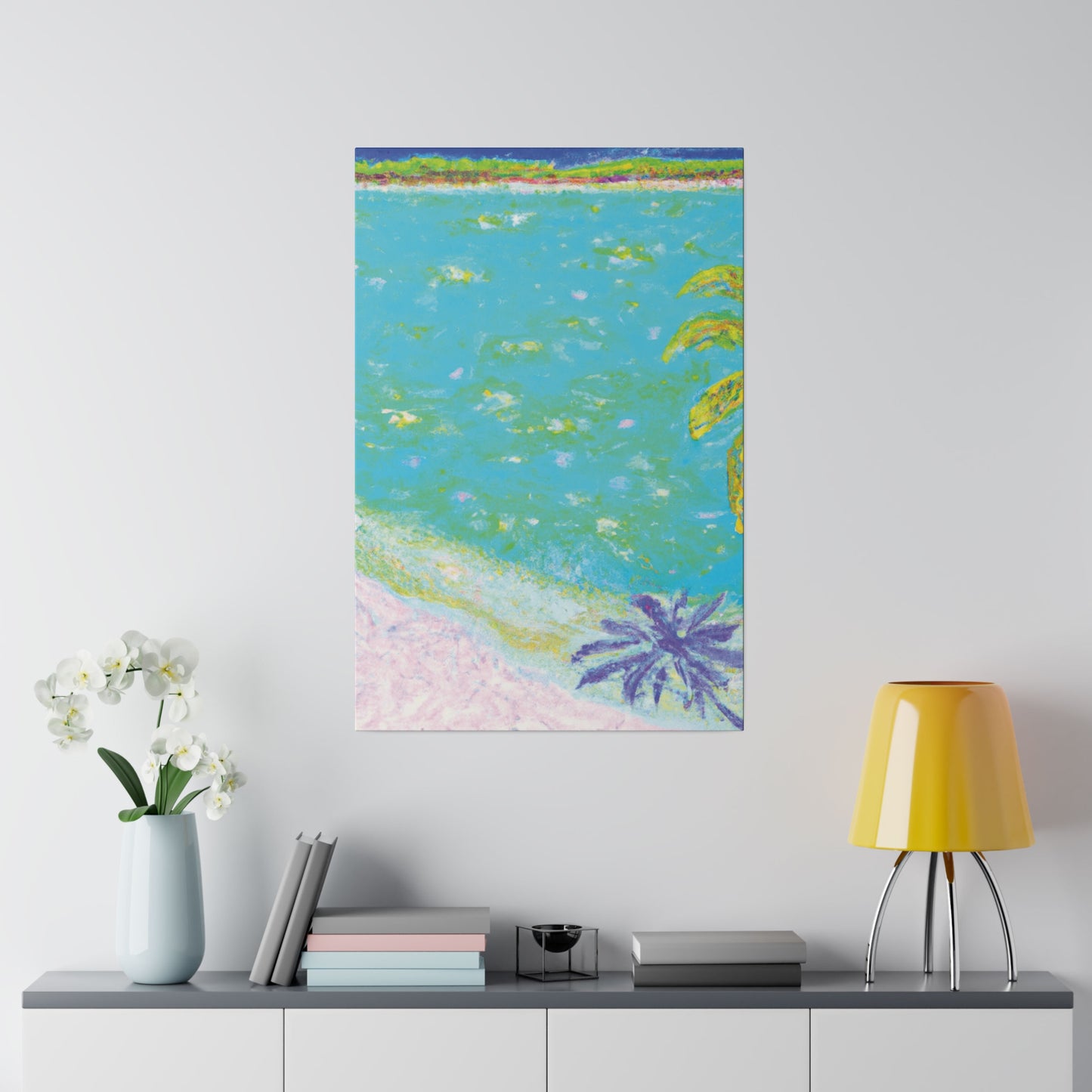 5254Q - Bahamas Ocean Painting Print | Bahamas | Ocean | Beach | Poster | Home Decor | Wall Art | Canvas