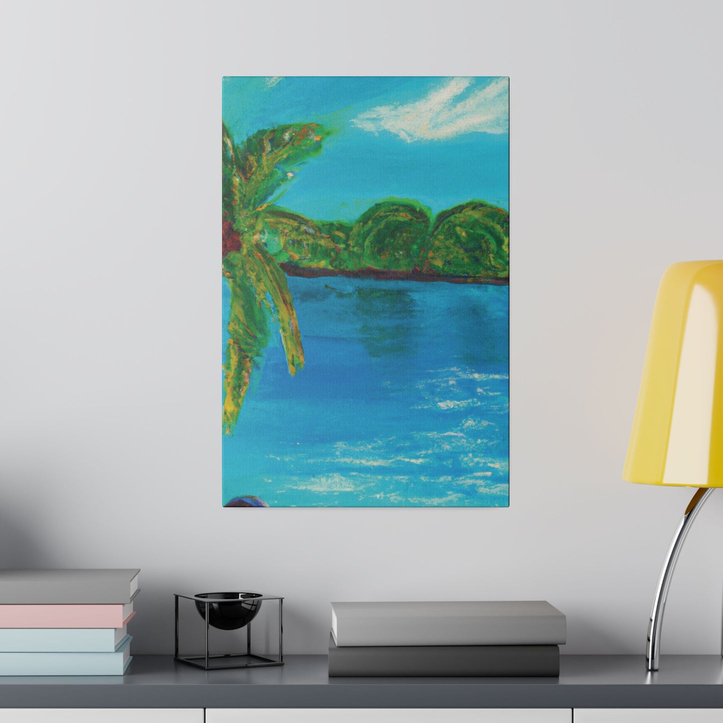 4245A - Bahamas Ocean Painting Print | Bahamas | Ocean | Beach | Poster | Home Decor | Wall Art | Canvas