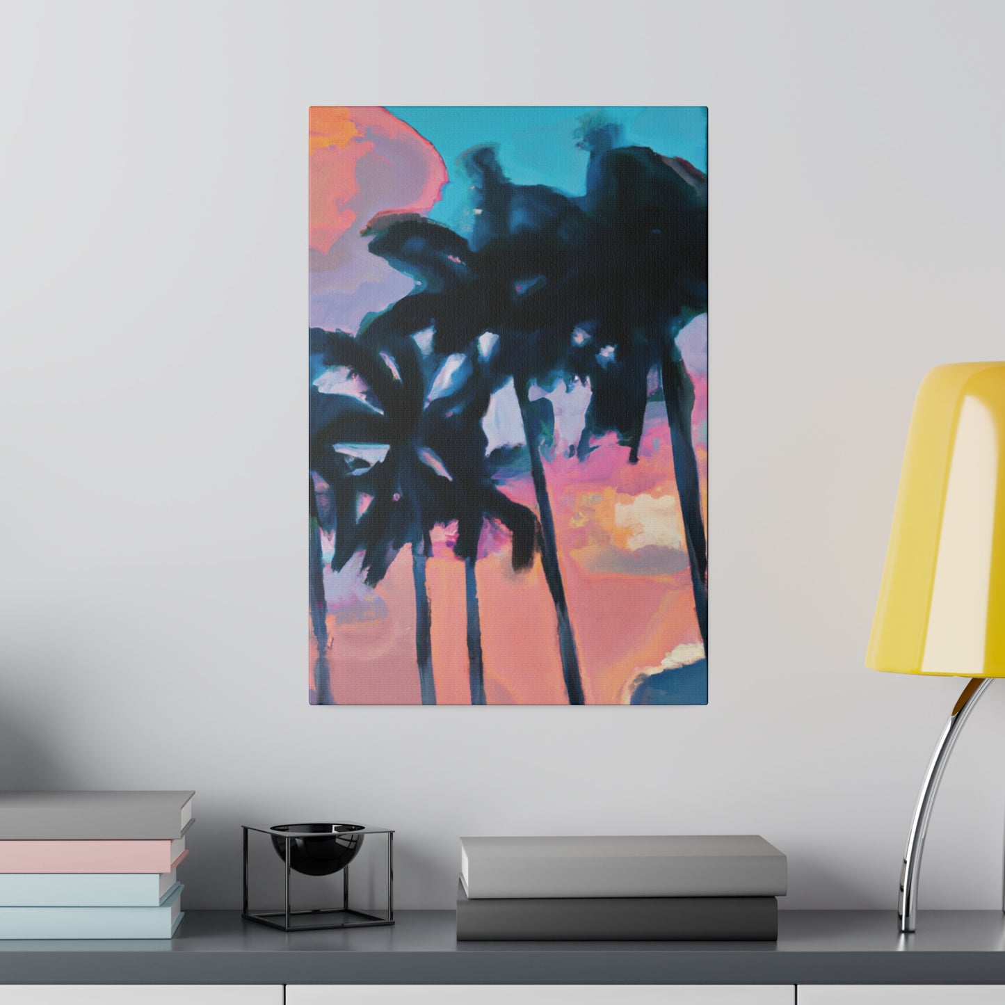 7234X - Miami Beach Sunset Painting Print | Miami | Beach | Sunset | Poster | Home Decor | Wall Art | Canvas