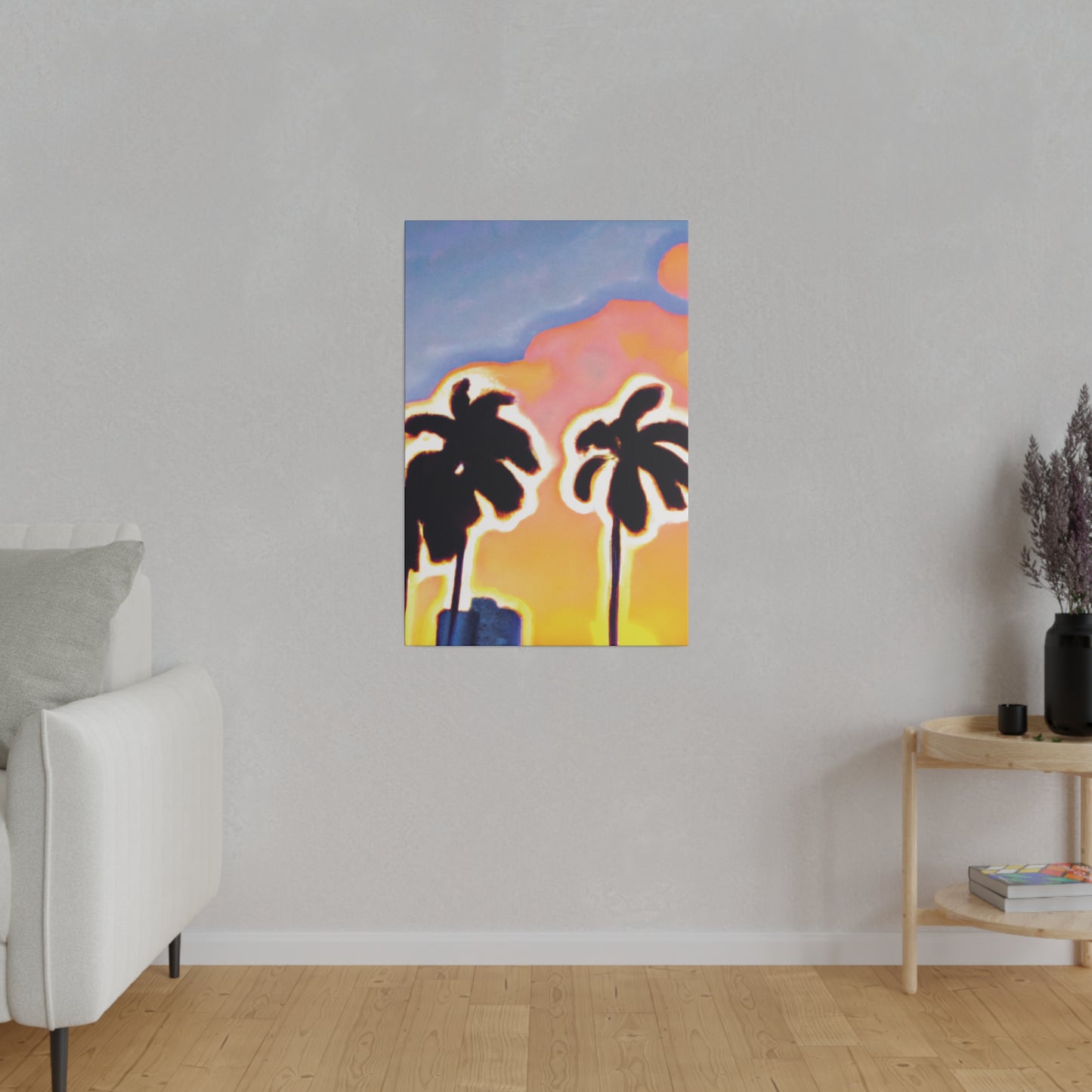 2766U - Miami Beach Sunset Painting Print | Miami | Beach | Sunset | Poster | Home Decor | Wall Art | Canvas