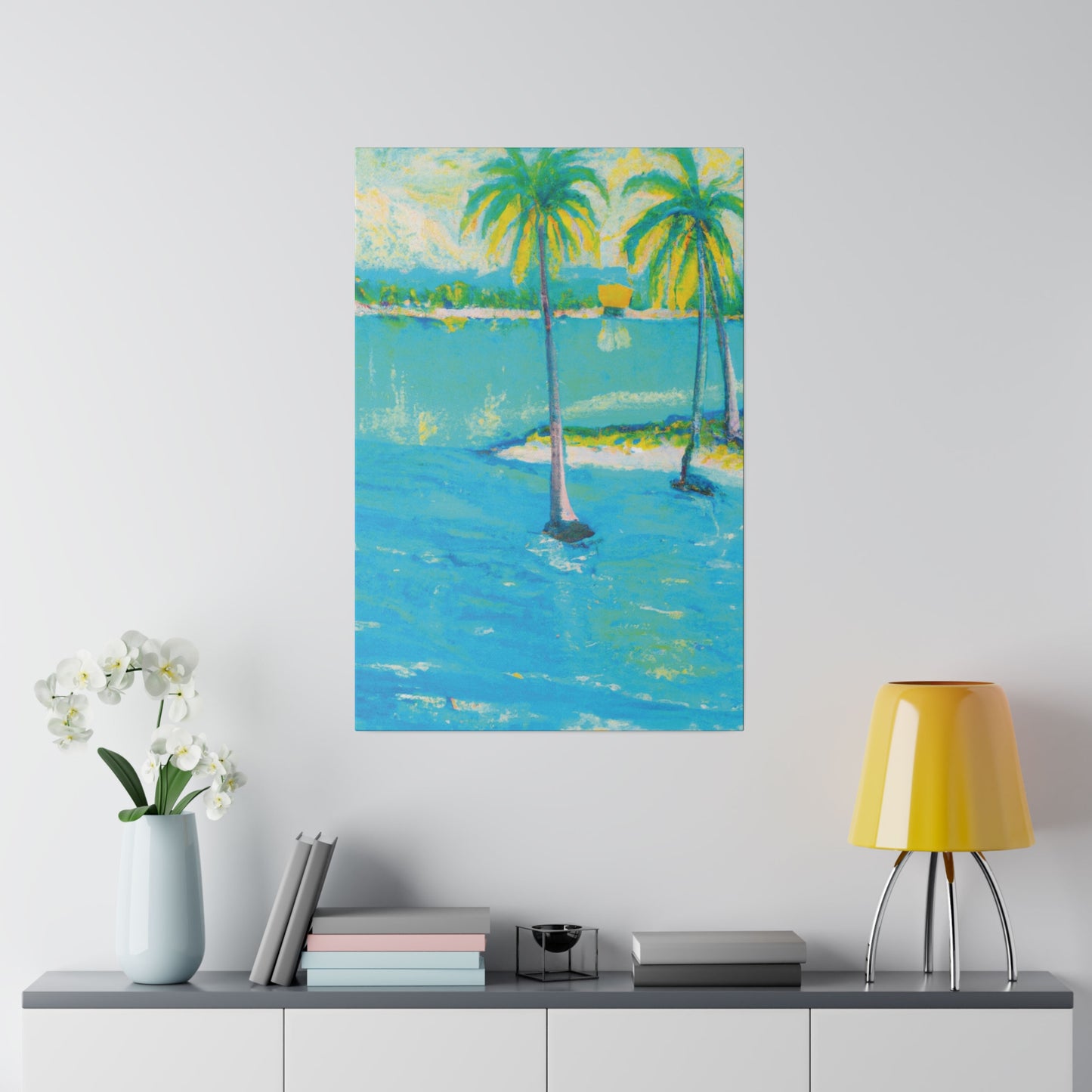 9652X - Bahamas Ocean Painting Print | Bahamas | Ocean | Beach | Poster | Home Decor | Wall Art | Canvas