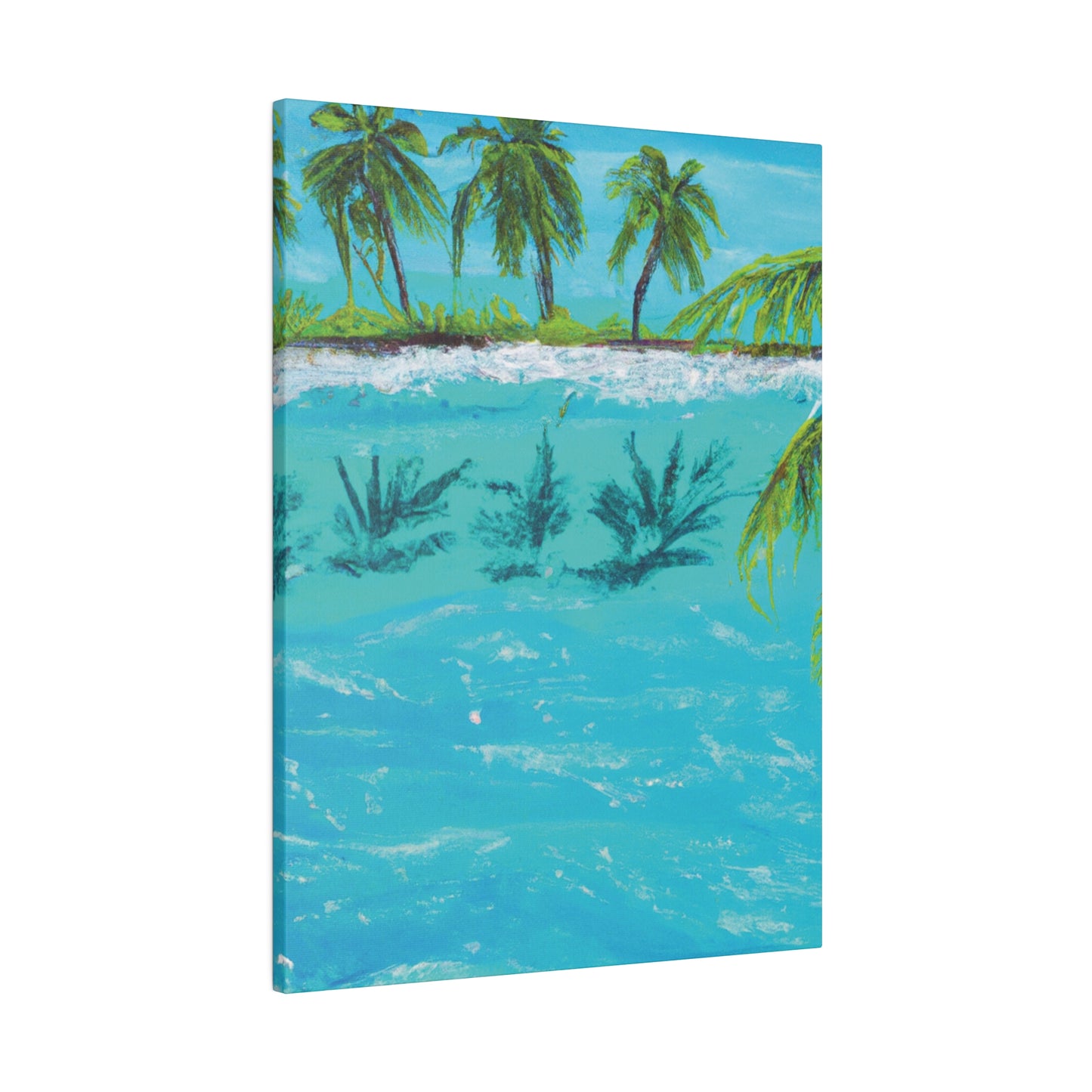 8321K - Bahamas Ocean Painting Print | Bahamas | Ocean | Beach | Poster | Home Decor | Wall Art | Canvas
