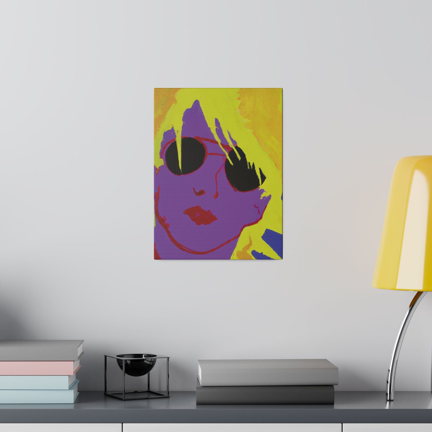 3022A - Rockstar Painting Print | Face | Abstract | Poster | Home Decor | Wall Art | Music Art | Canvas