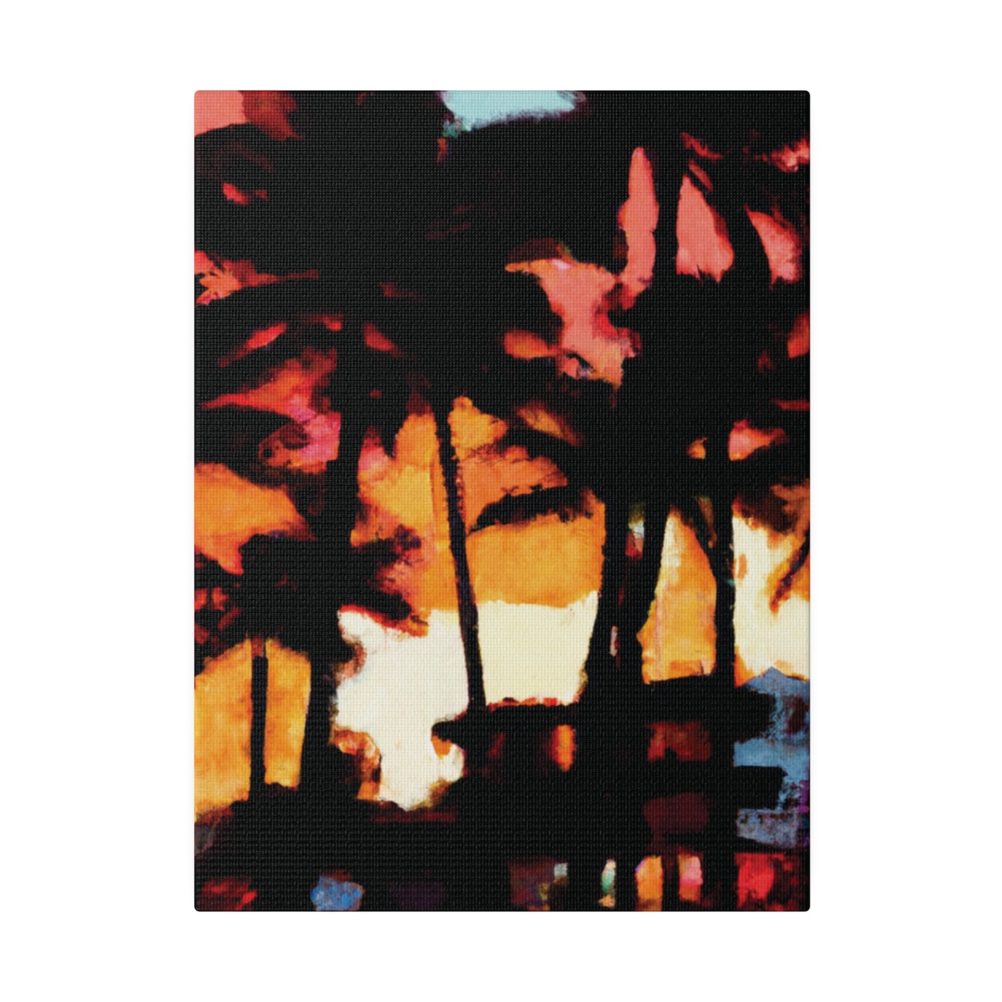 8498K - Miami Beach Sunset Painting Print | Miami | Beach | Sunset | Poster | Home Decor | Wall Art | Canvas