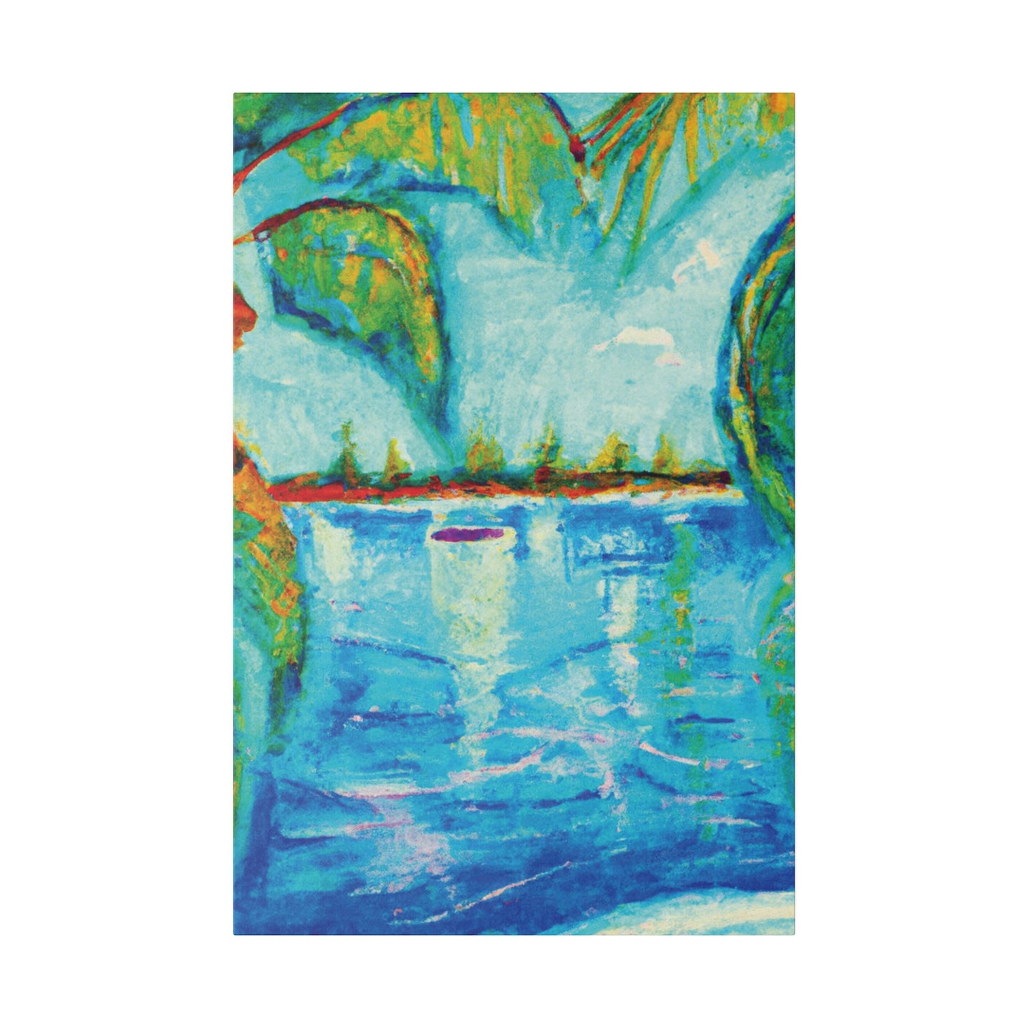 2064E - Bahamas Ocean Painting Print | Bahamas | Ocean | Beach | Poster | Home Decor | Wall Art | Canvas