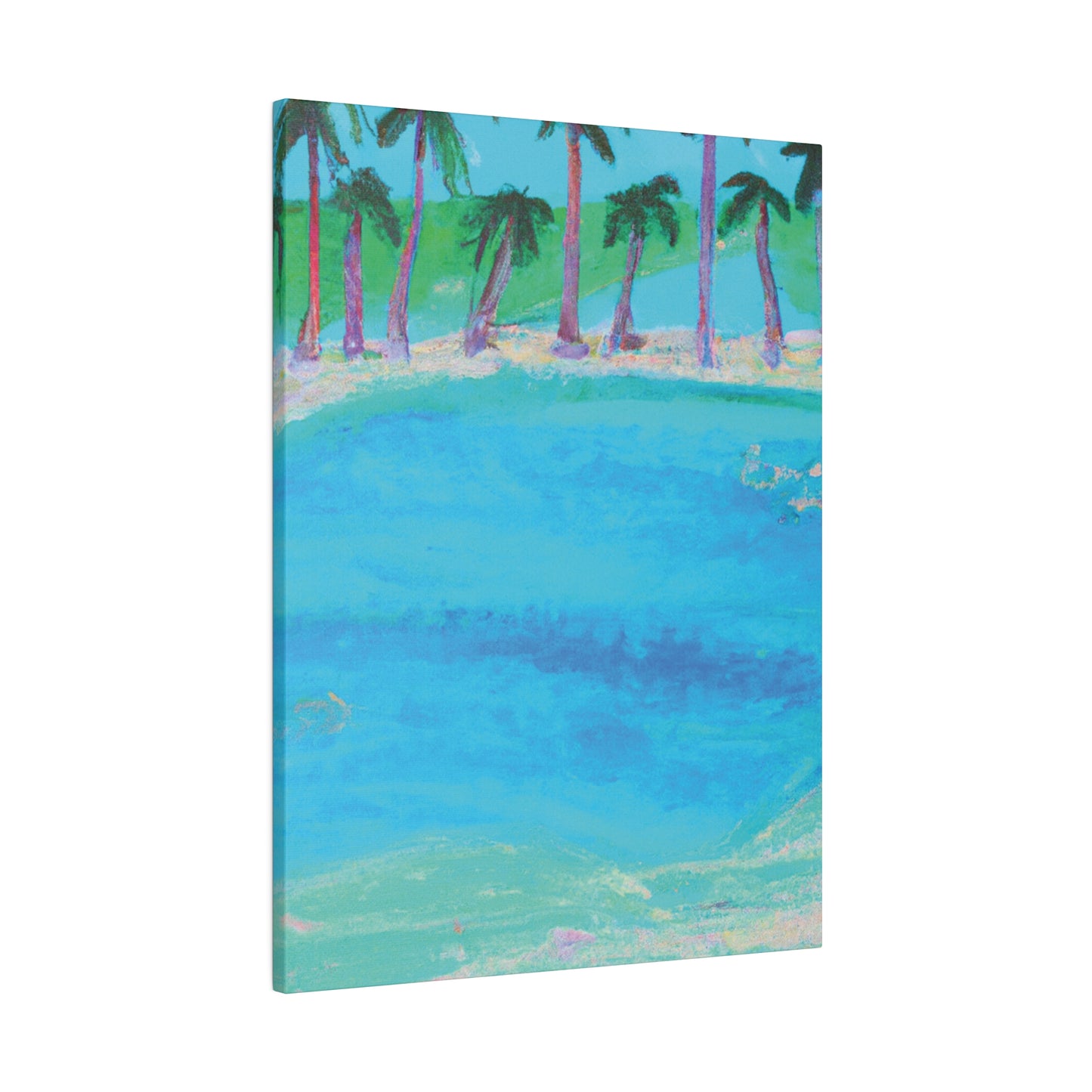 7907S - Bahamas Ocean Painting Print | Bahamas | Ocean | Beach | Poster | Home Decor | Wall Art | Canvas