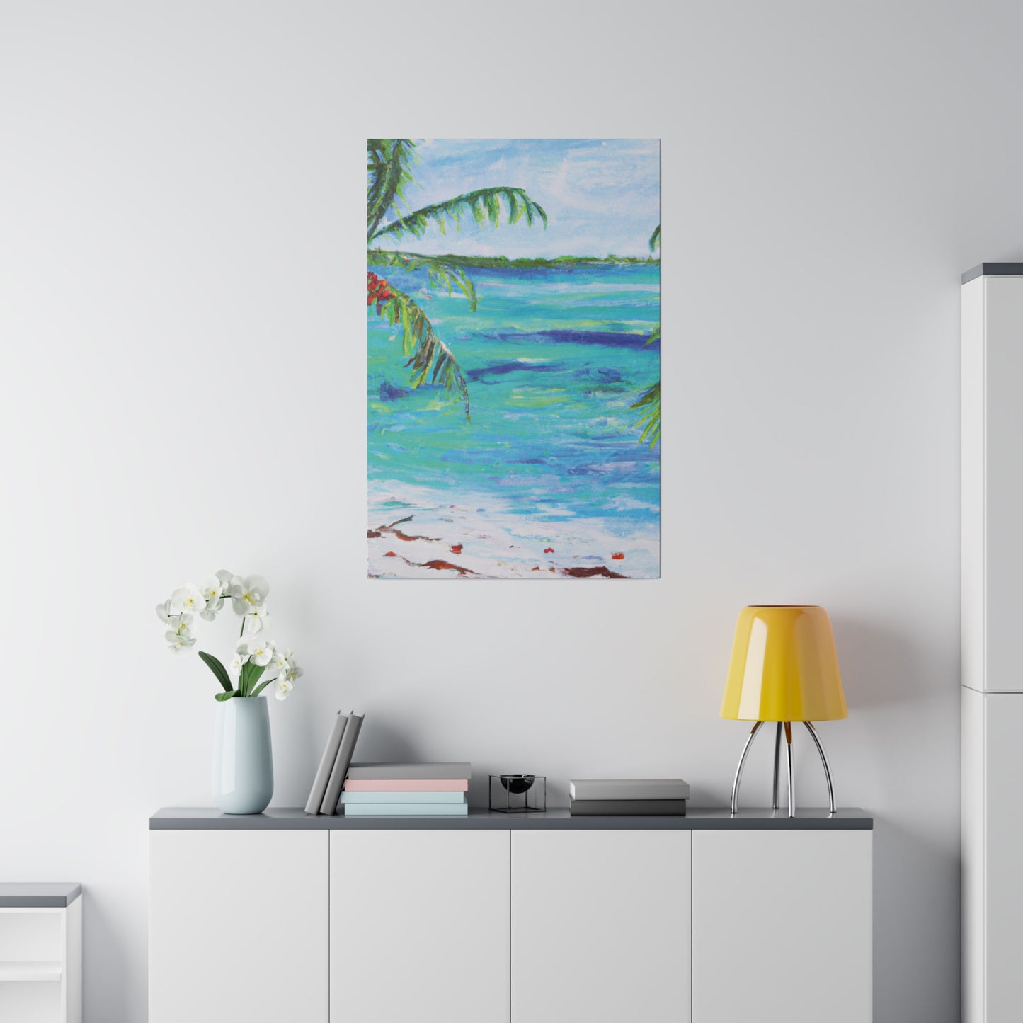 3158F - Bahamas Ocean Painting Print | Bahamas | Ocean | Beach | Poster | Home Decor | Wall Art | Canvas