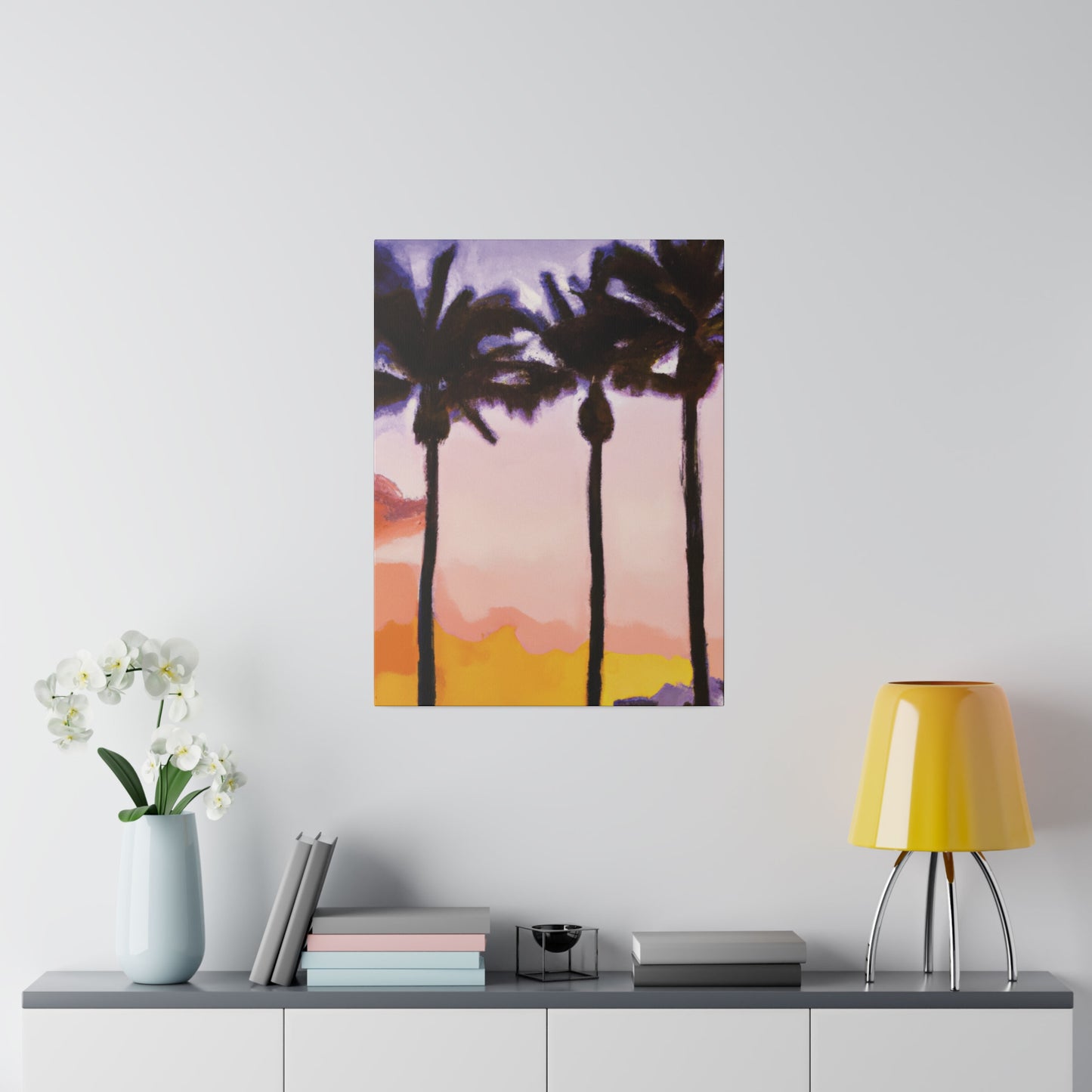 9366G - Miami Beach Sunset Painting Print | Miami | Beach | Sunset | Poster | Home Decor | Wall Art | Canvas