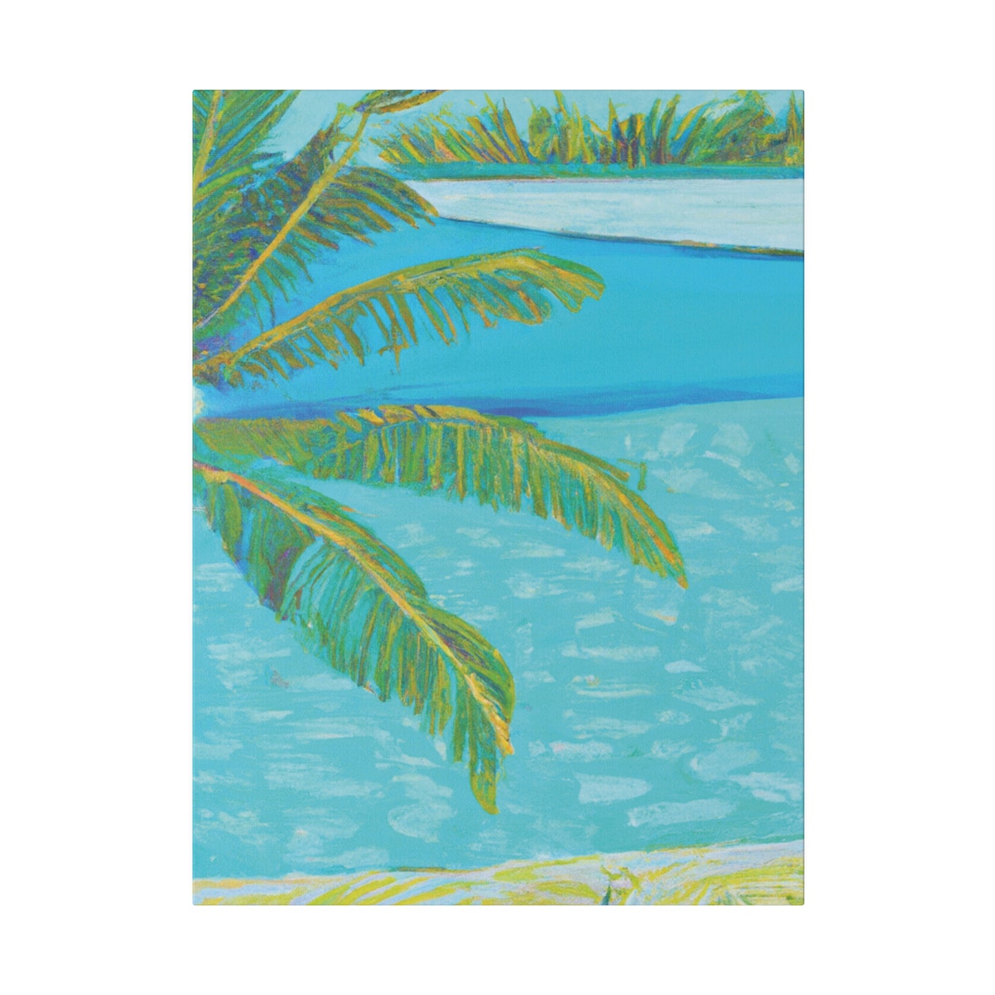 6398H - Bahamas Ocean Painting Print | Bahamas | Ocean | Beach | Poster | Home Decor | Wall Art | Canvas