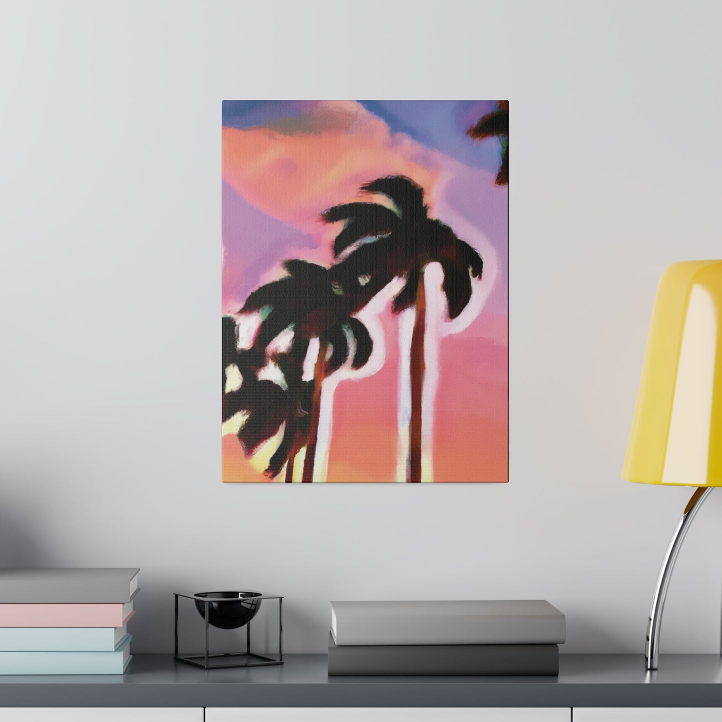 3563H - Miami Beach Sunset Painting Print | Miami | Beach | Sunset | Poster | Home Decor | Wall Art | Canvas