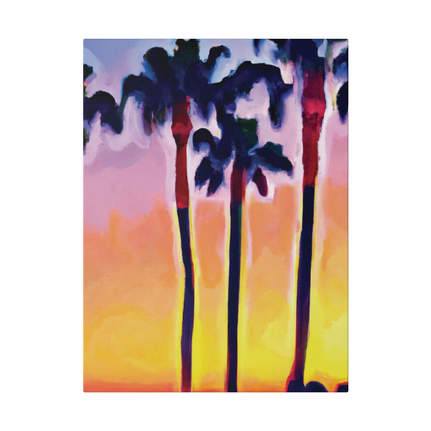 7116C - Miami Beach Sunset Painting Print | Miami | Beach | Sunset | Poster | Home Decor | Wall Art | Canvas