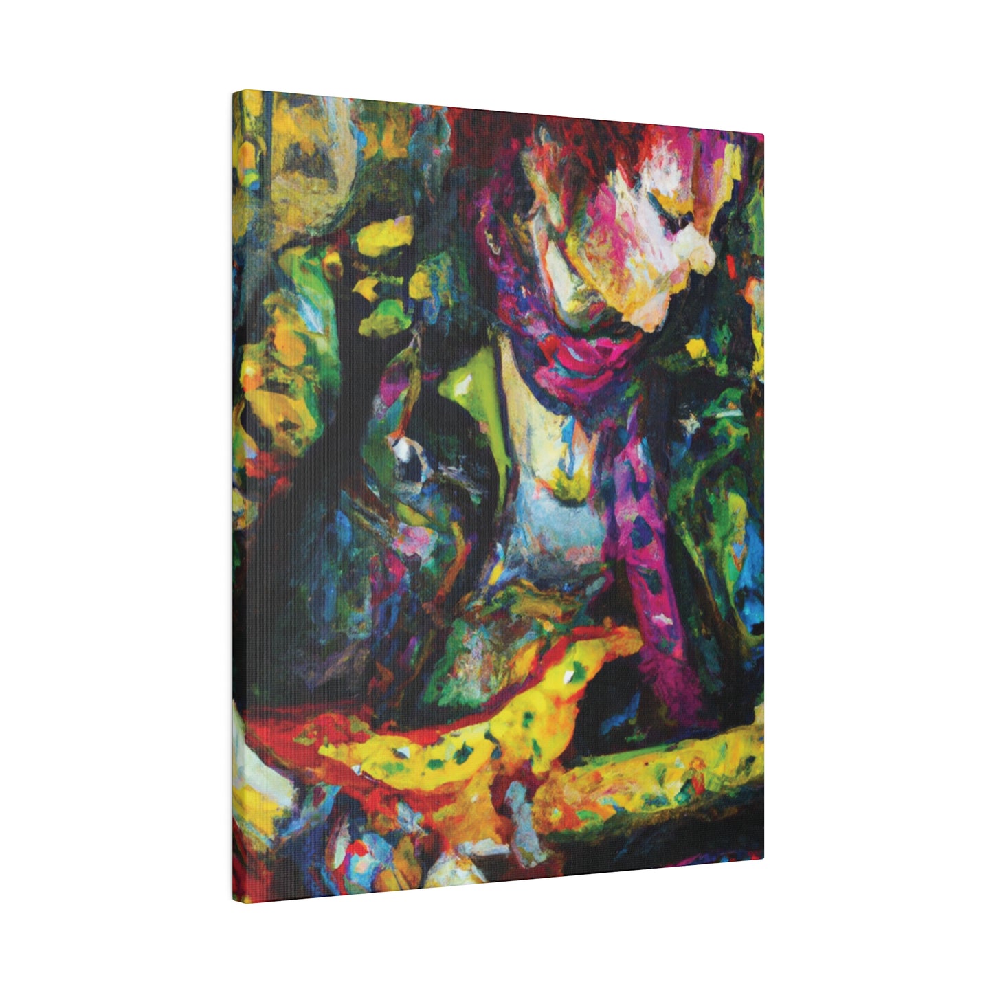 3668A - Rockstar Oil Painting Style Print | Poster | Home Decor | Wall Art | Music Art | Canvas