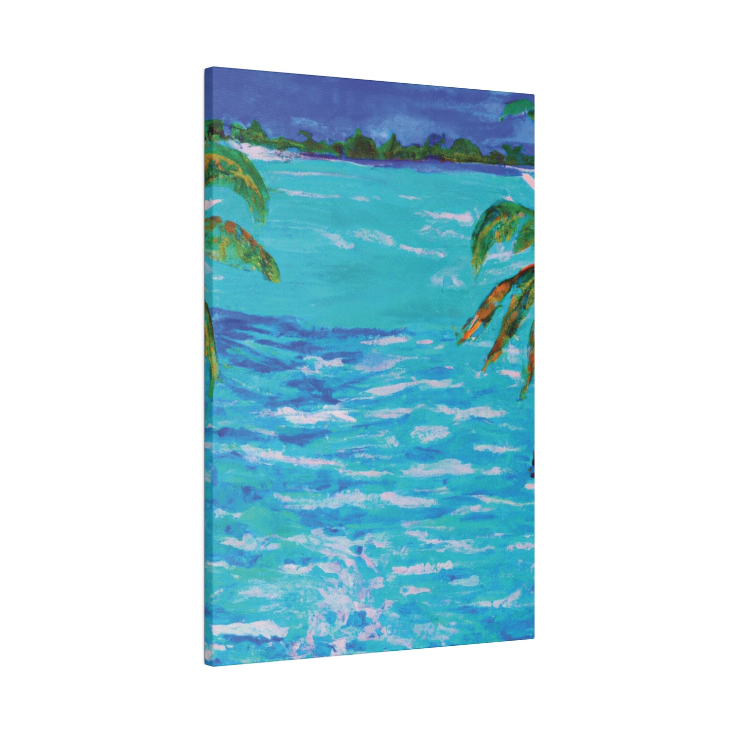 5802L - Bahamas Ocean Painting Print | Bahamas | Ocean | Beach | Poster | Home Decor | Wall Art | Canvas